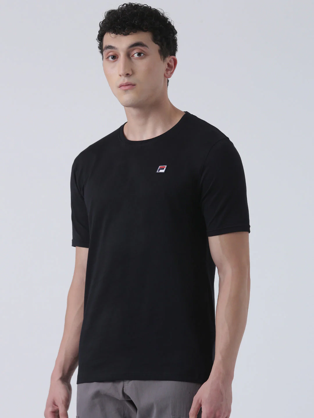 Fila Men Black T-Shirt Relaxed Fit - Image 5