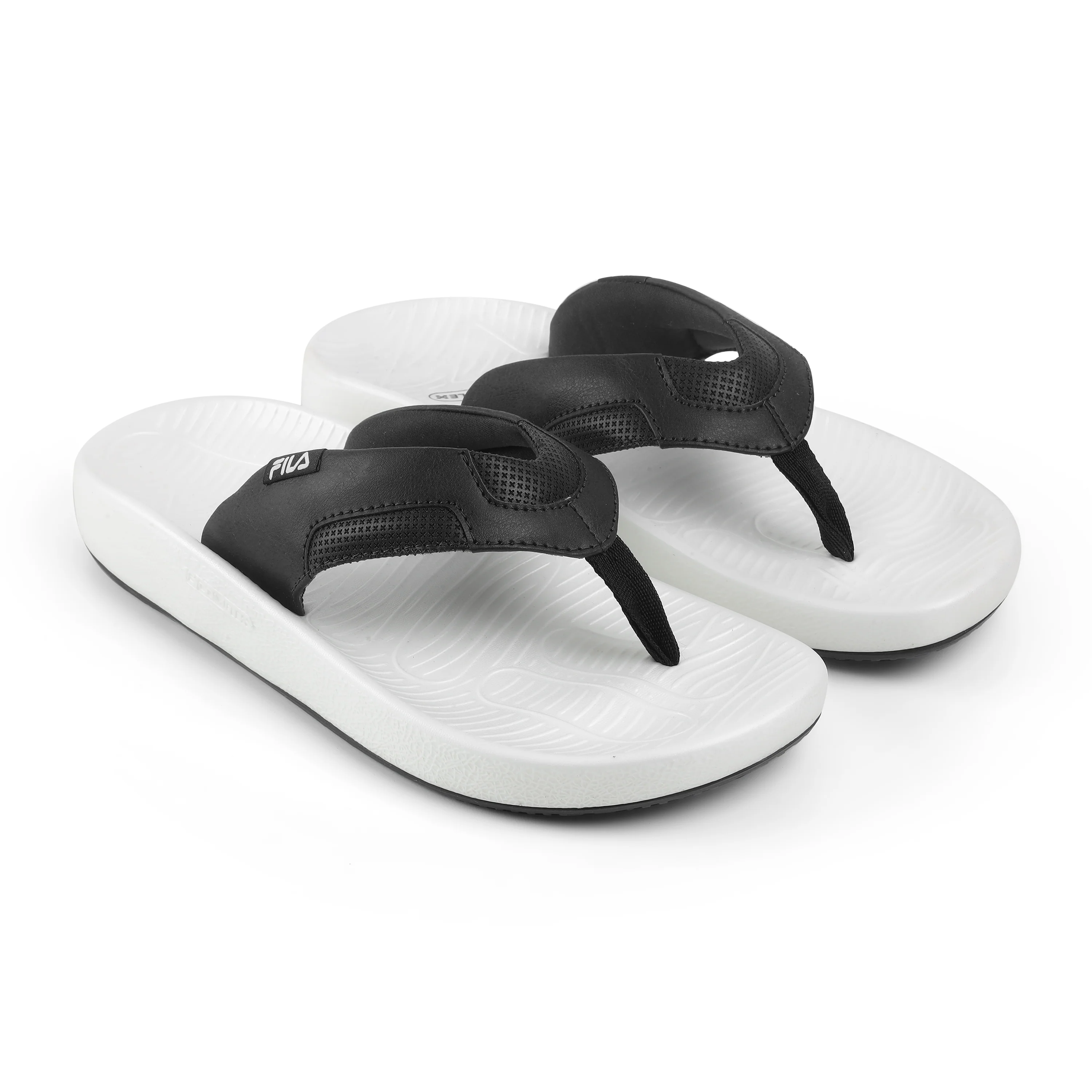 Fila Men Black-White Ario Dual Thong - Image 4