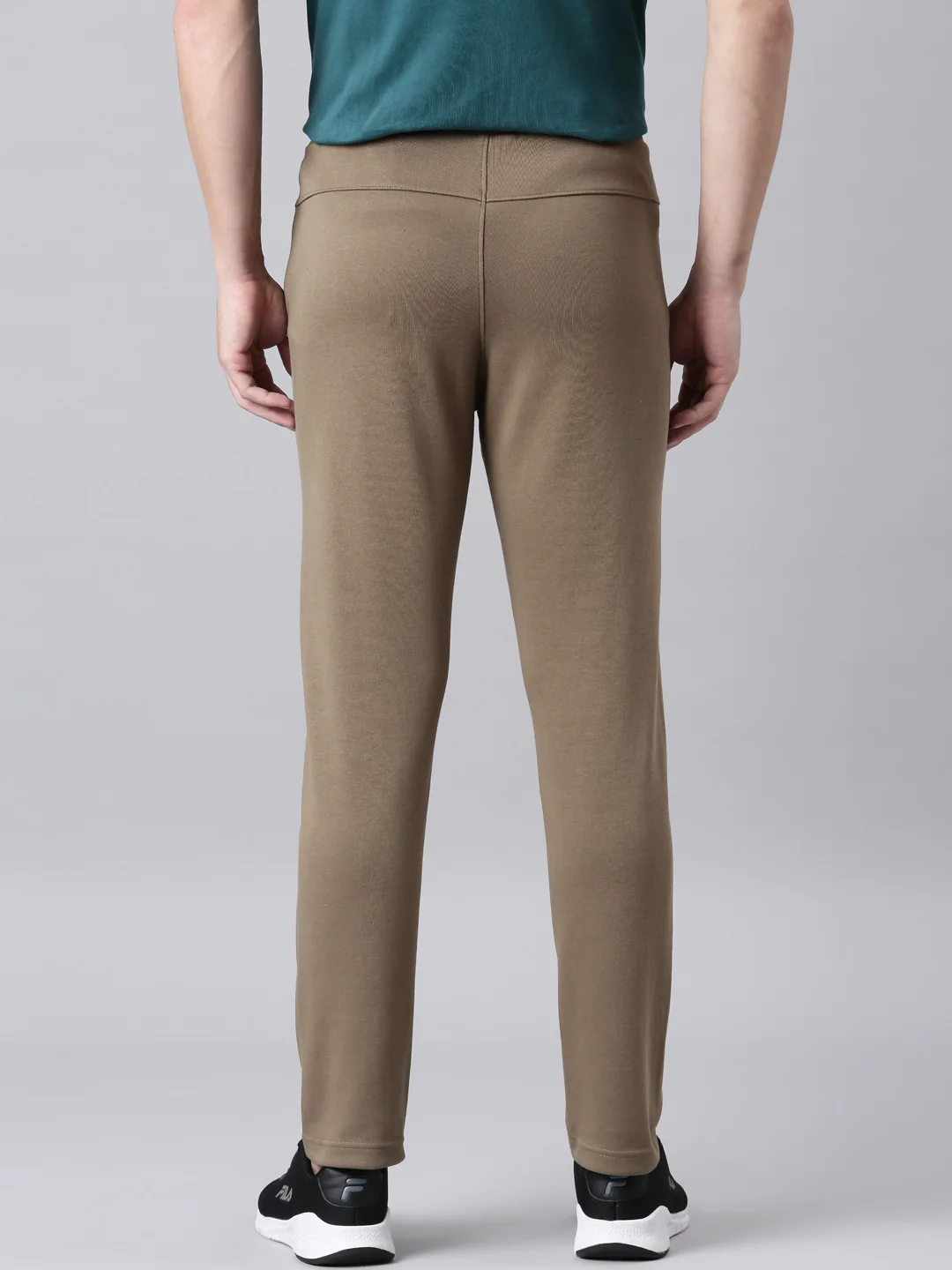 Fila Men Brown Bottom Wear Regular Fit - Image 4