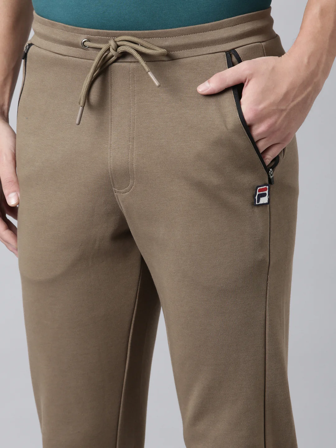 Fila Men Brown Bottom Wear Regular Fit - Image 9