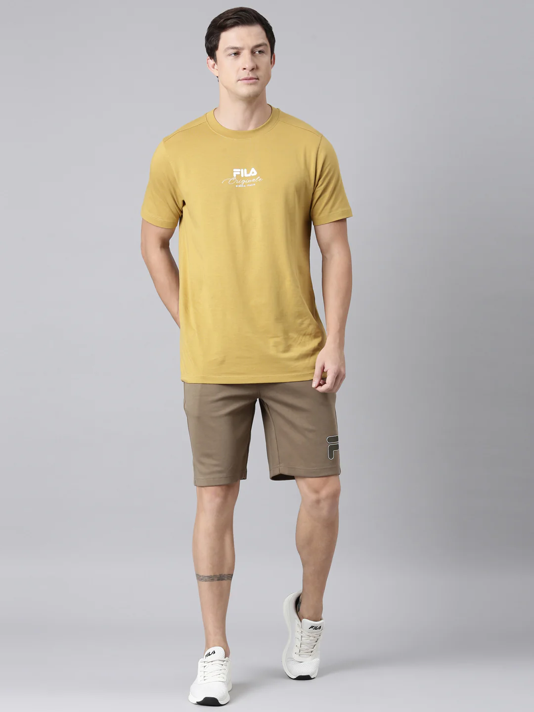 Fila Men Brown Shorts Regular Fit - Image 5