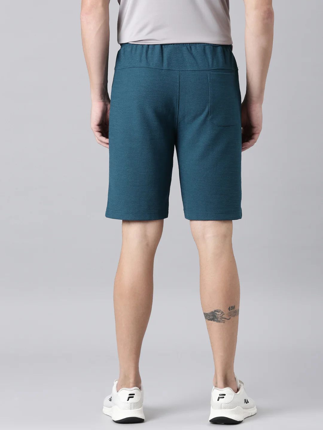 Fila Men Green Shorts Regular Fit - Image 4