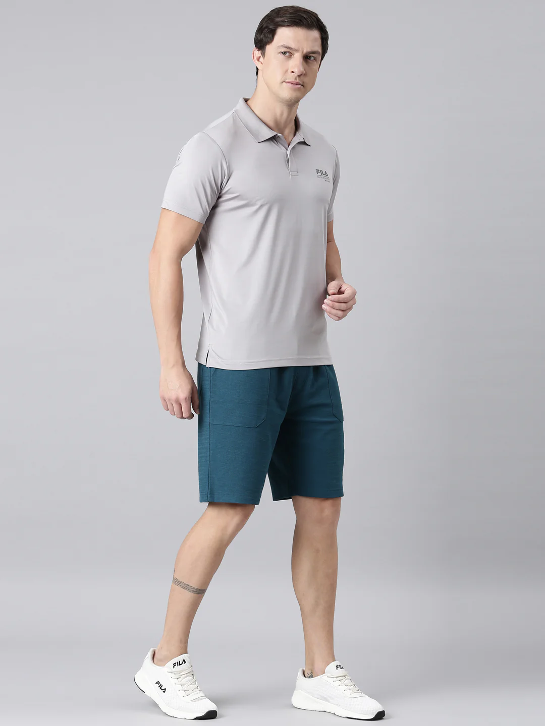 Fila Men Green Shorts Regular Fit - Image 5