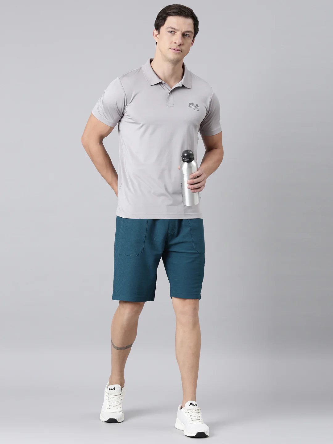 Fila Men Green Shorts Regular Fit - Image 6