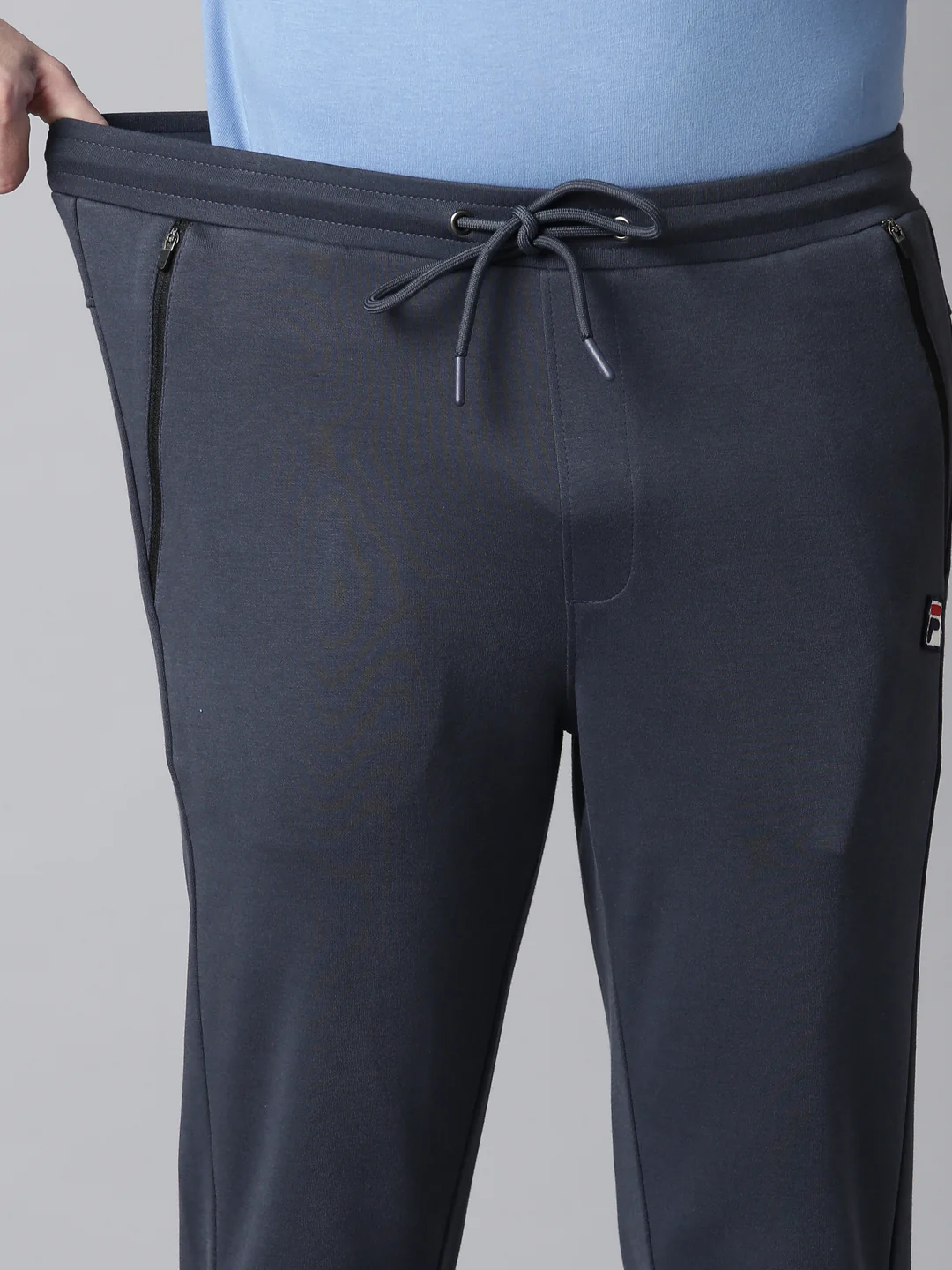 Fila Men Grey Bottom Wear Regular Fit - Image 9