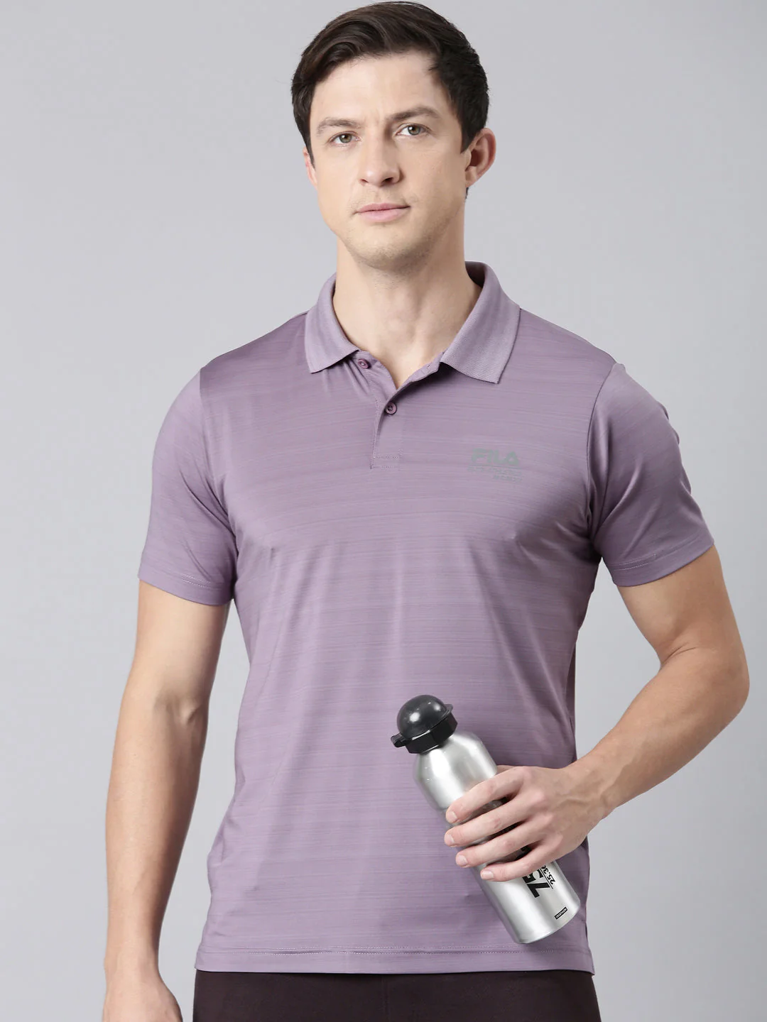 Fila Men Grey T-Shirts Regular Fit - Image 10