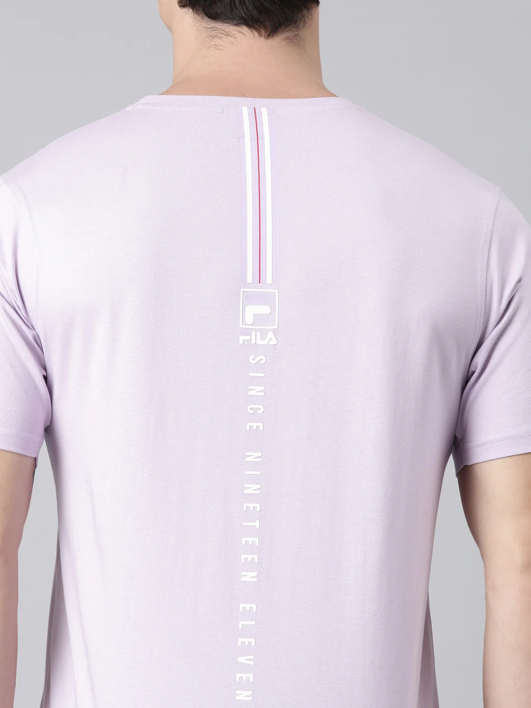 Fila Men Lavender T-Shirts Regular Fit - Image 9