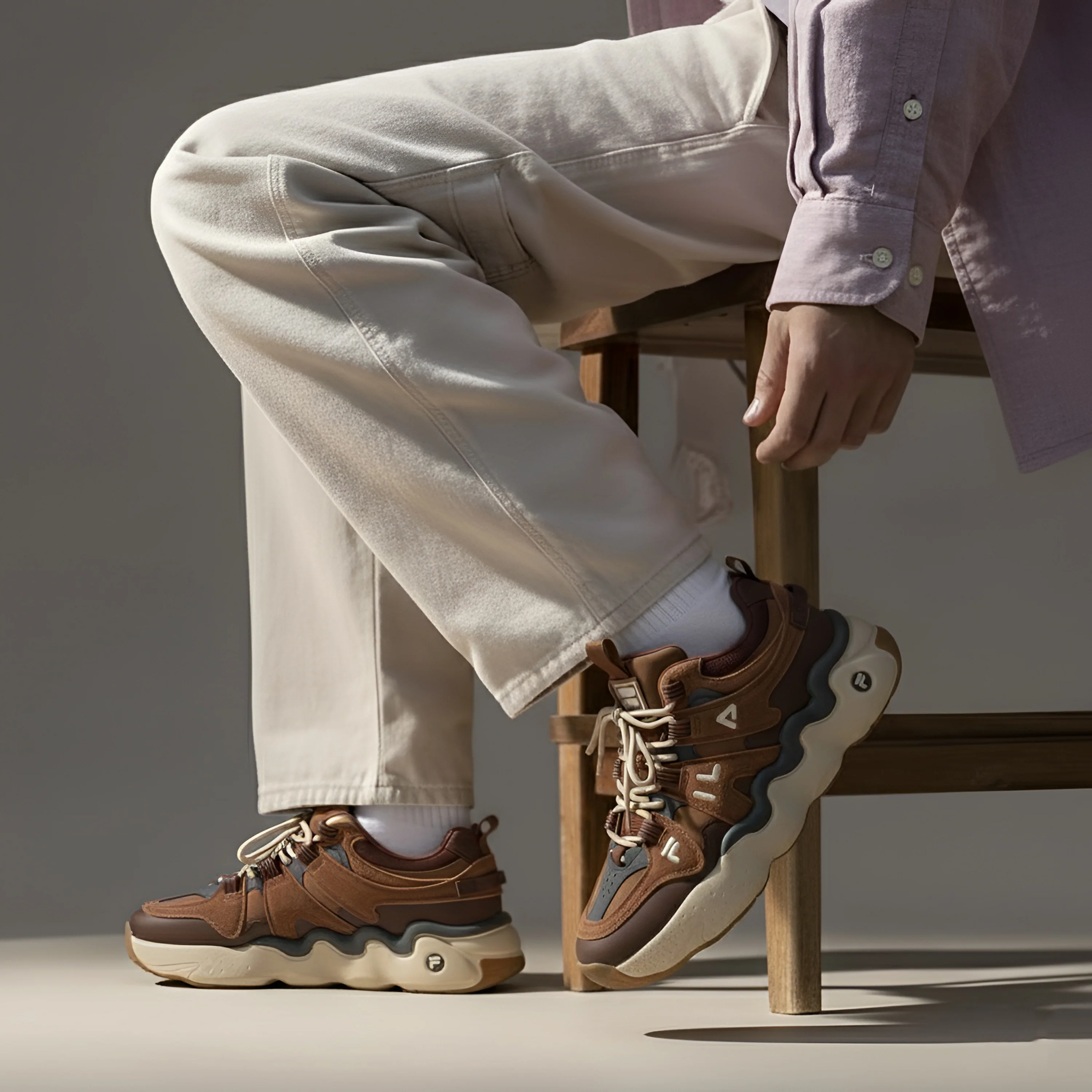 Fila Men Mocha Tss High Sneakers - Image 10