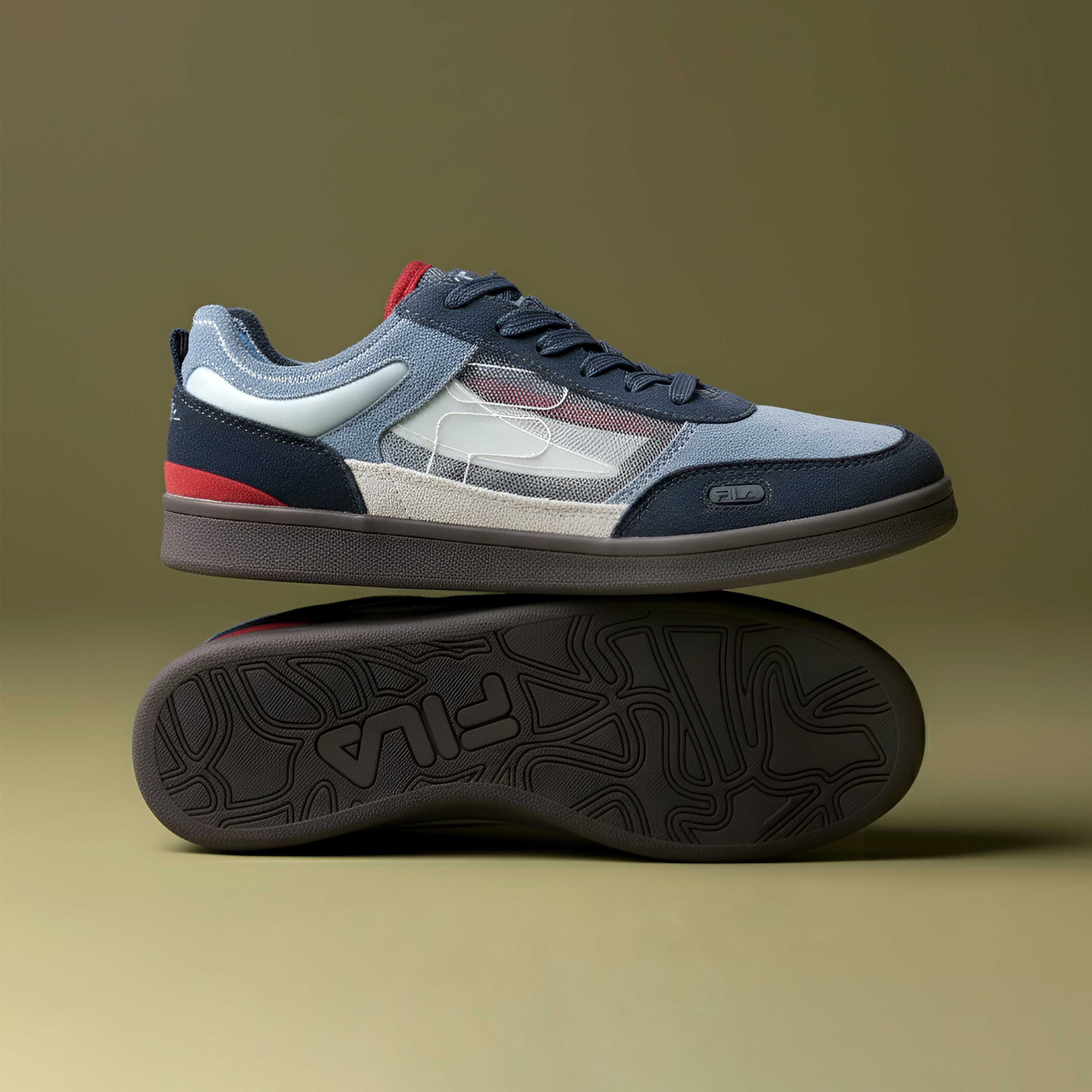 Fila Men Navy Asher Kenza Shoe - Image 3