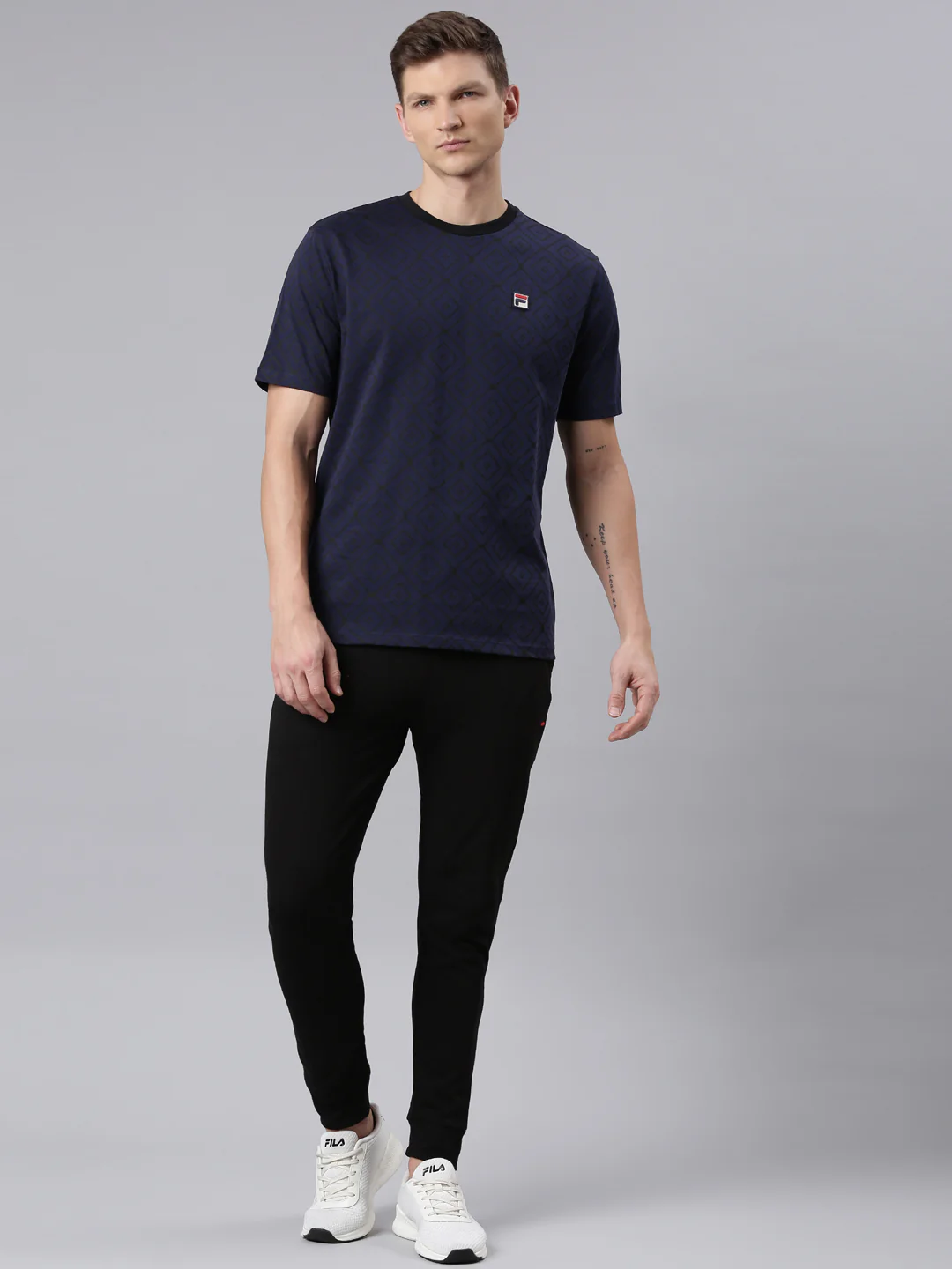 Fila Men Navy William T-Shirt - Image 6