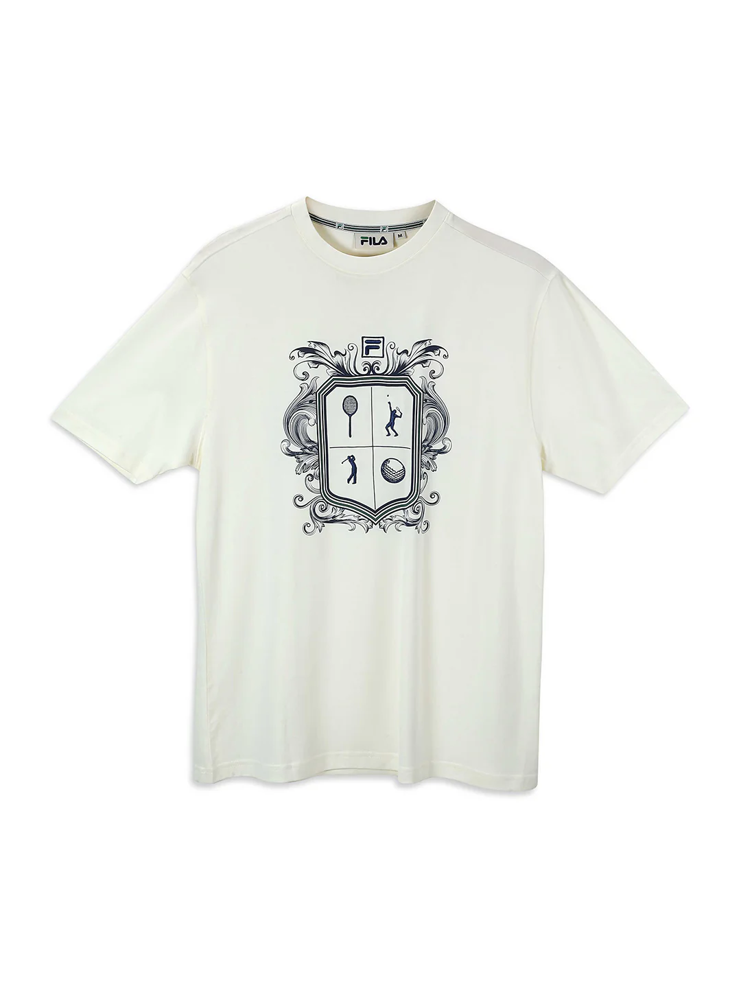 Fila Men Off White Nadal T-Shirt - Image 4