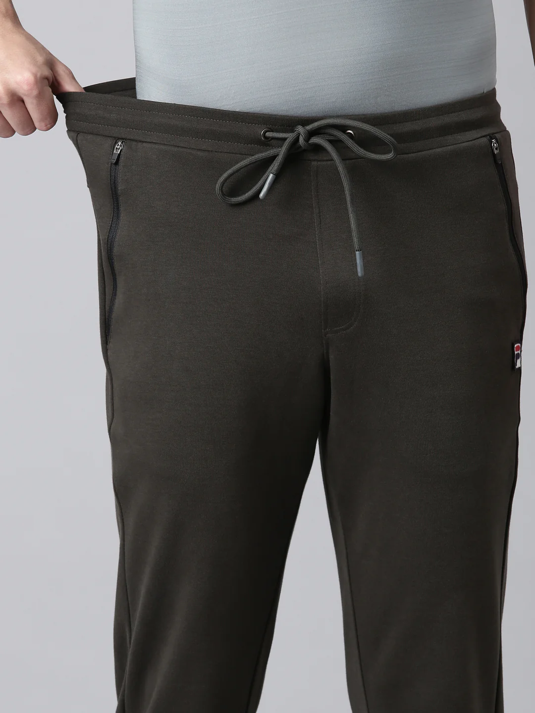 Fila Men Olive Bottom Wear Regular Fit - Image 10