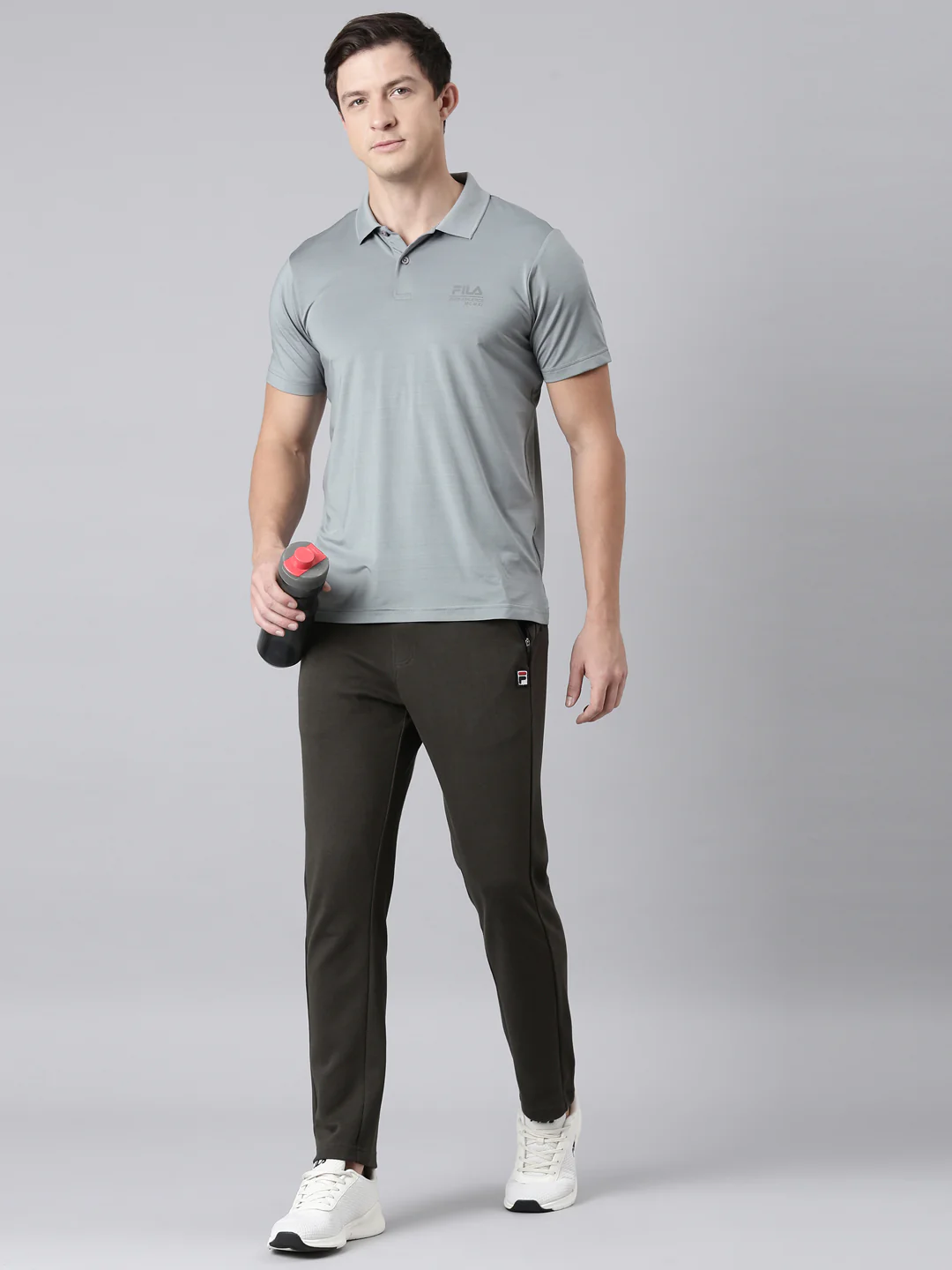 Fila Men Olive Bottom Wear Regular Fit - Image 6