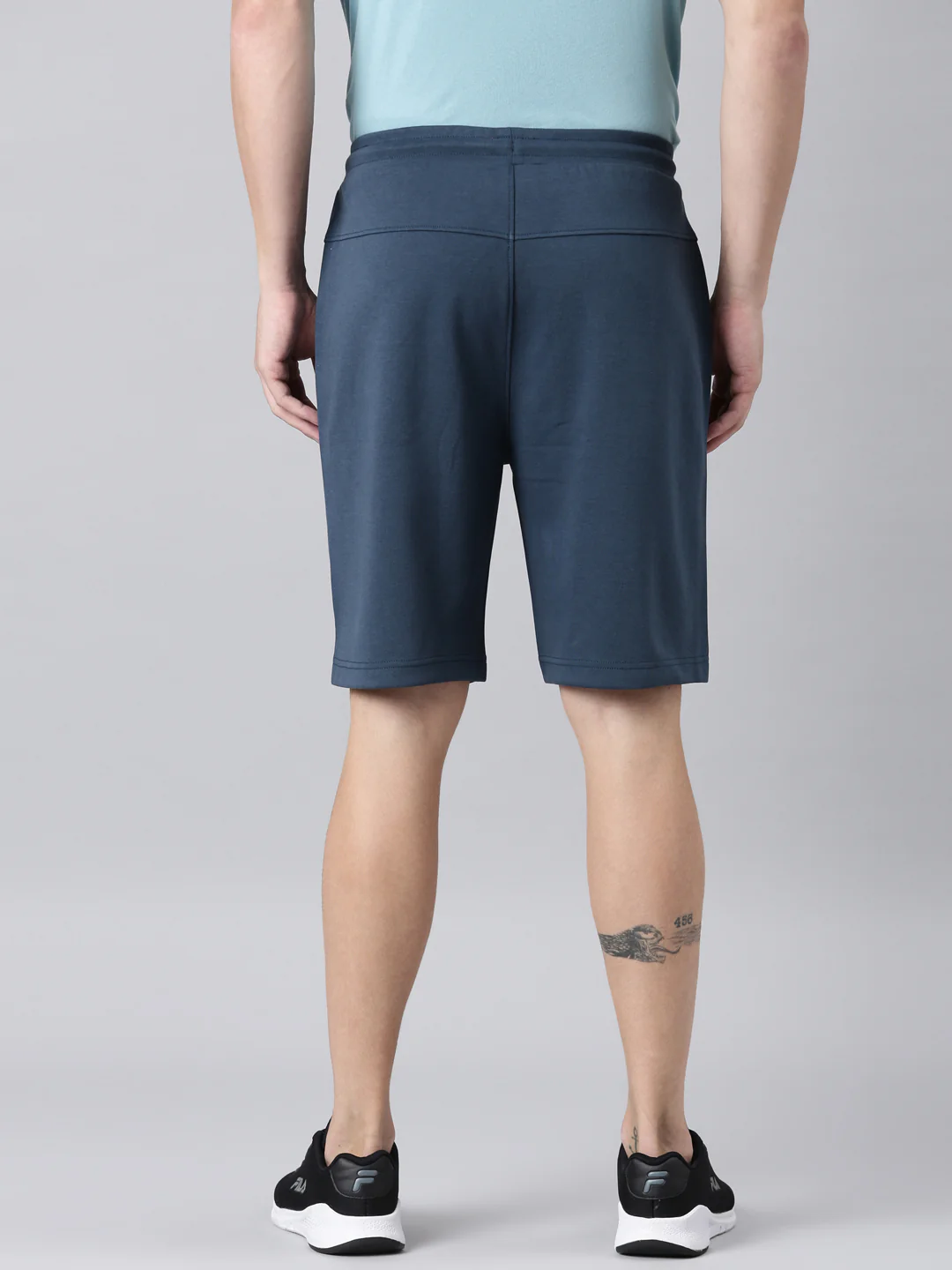 Fila Men Teal Shorts Regular Fit - Image 4