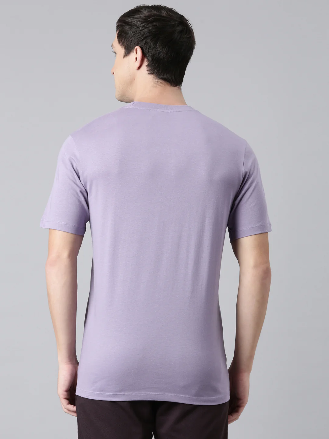 Fila Men Violet T-Shirts Regular Fit - Image 6