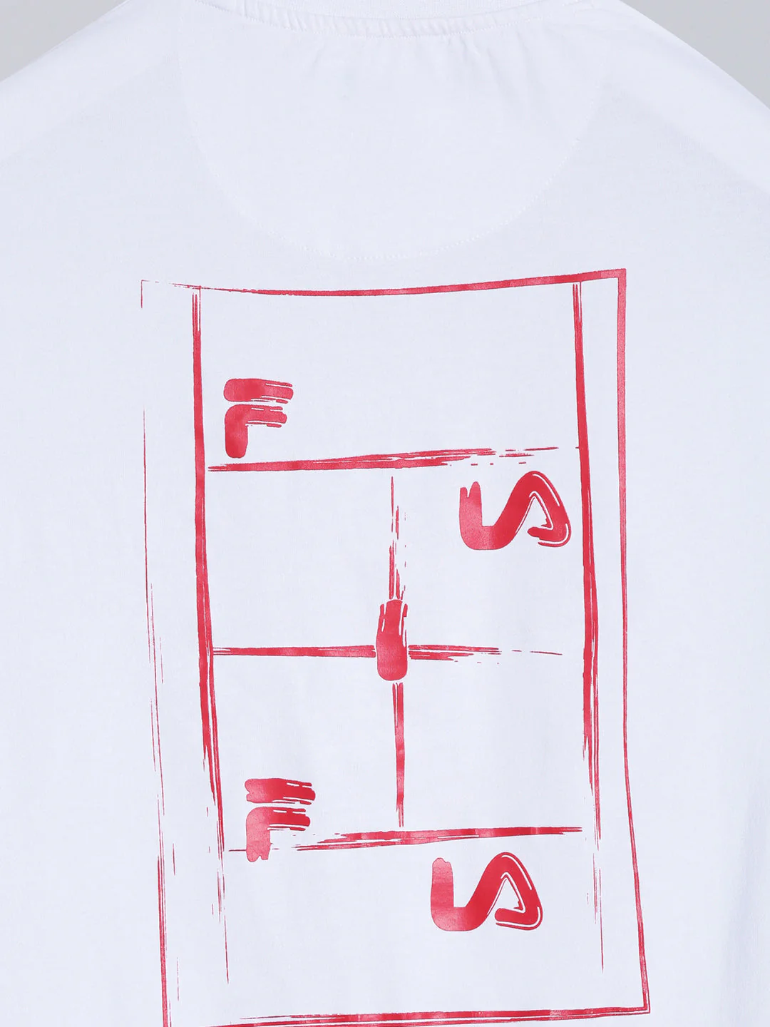 Fila Men White T-Shirt Slim Fit - Image 10