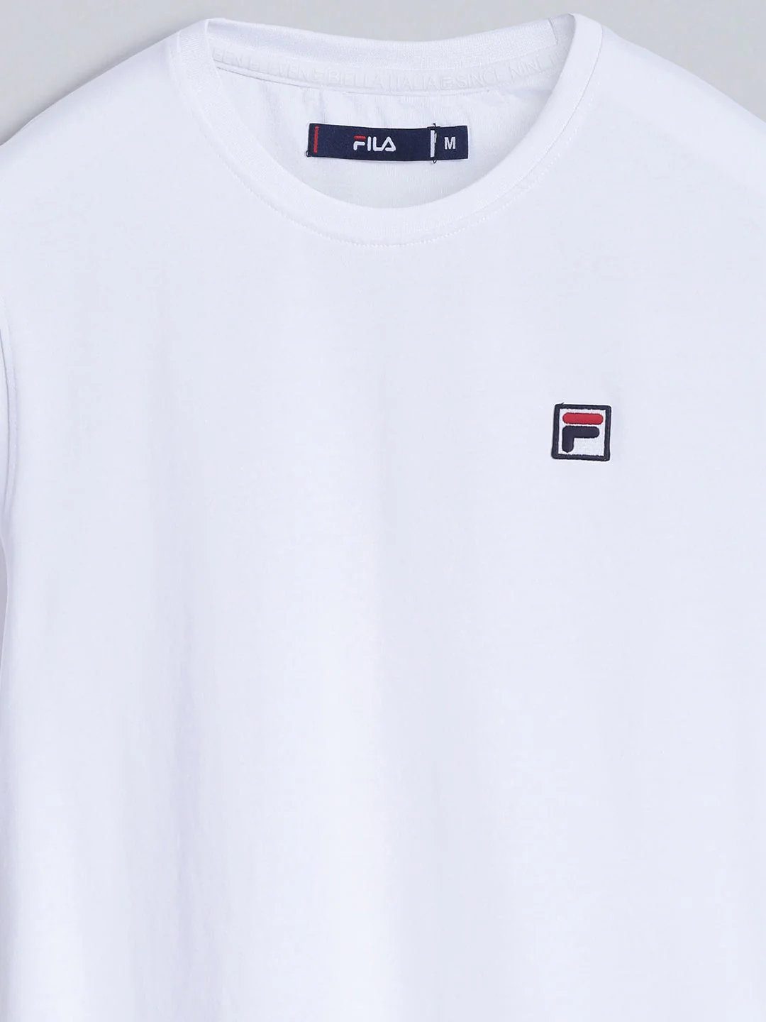 Fila Men White T-Shirt Slim Fit - Image 9