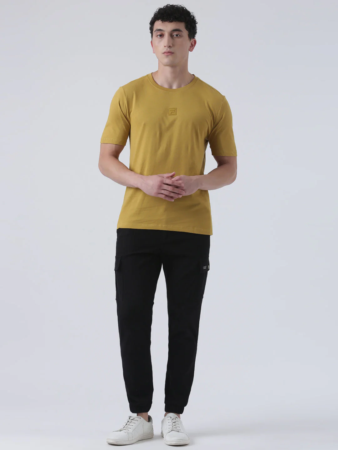 Fila Men Yellow T-Shirt Relaxed Fit - Image 7