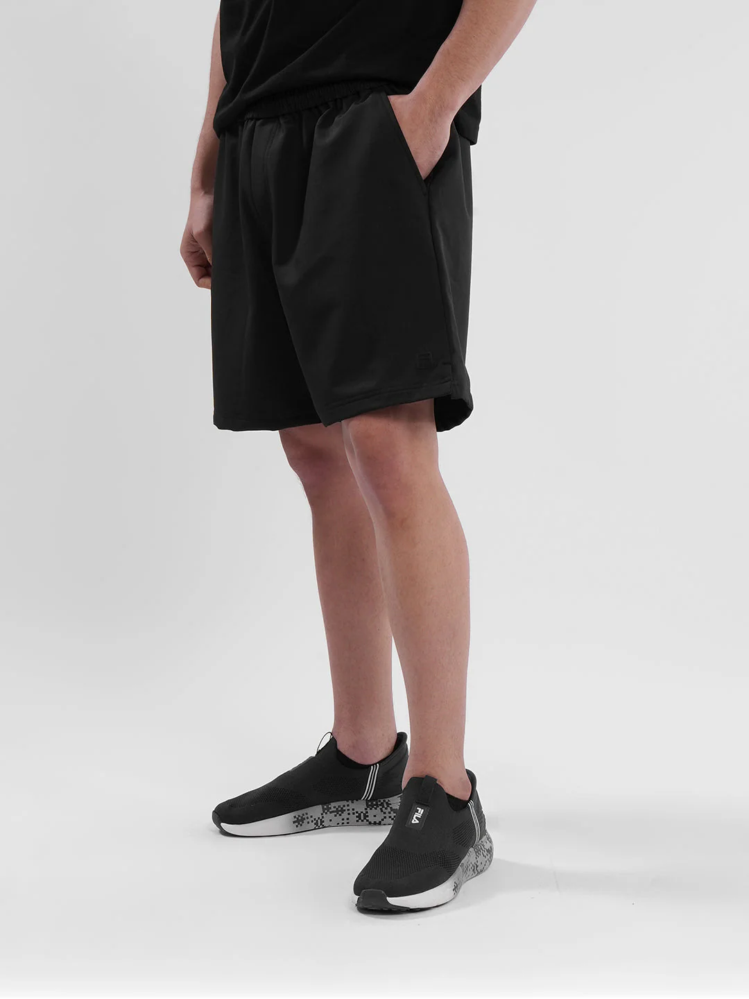 Fila Mens Black Carter Shorts - Image 3