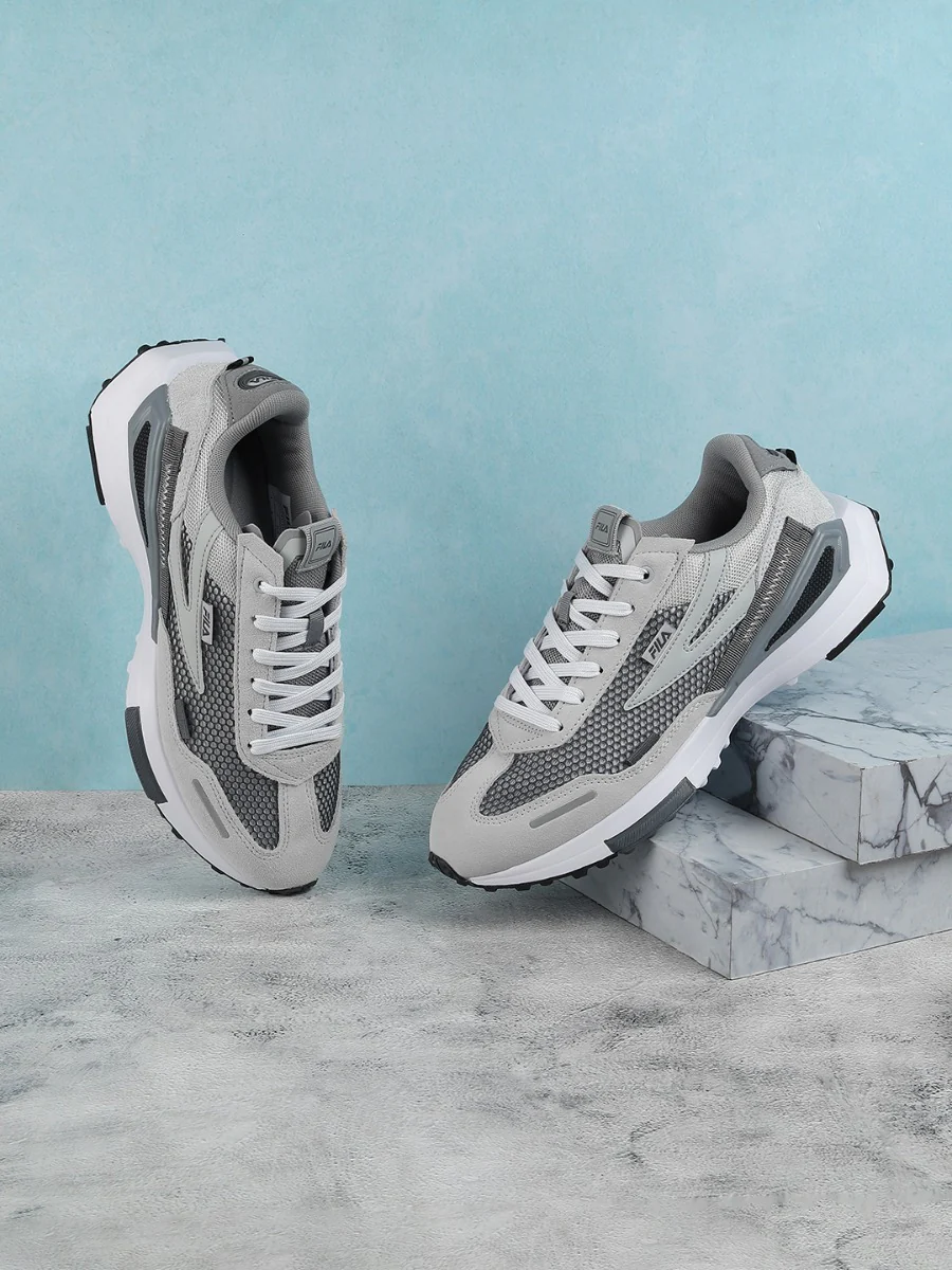 Fila Mens Levonte Txr Grey Sneakers - Image 3