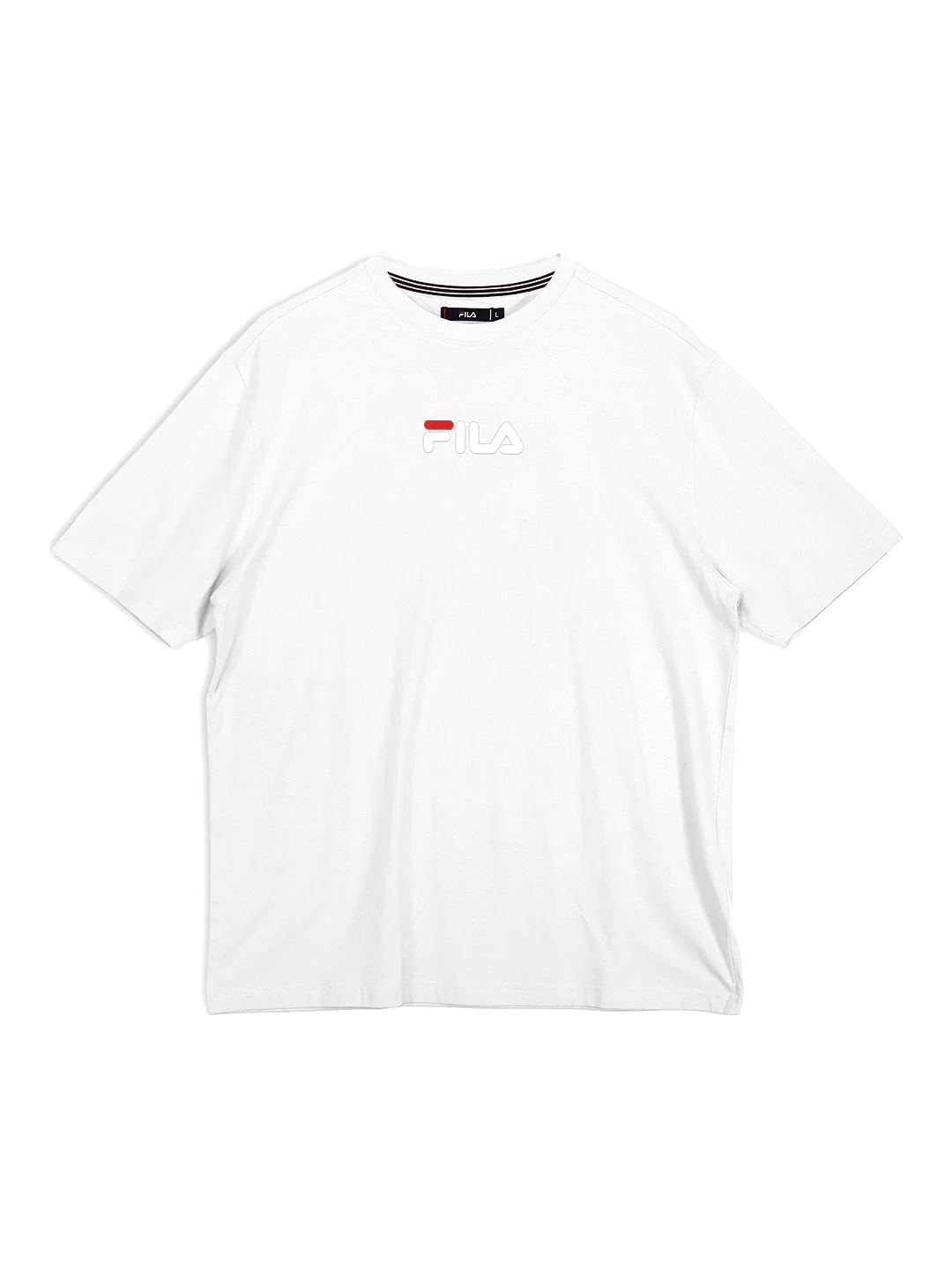 Fila Mens White Liner T-Shirts - Image 4