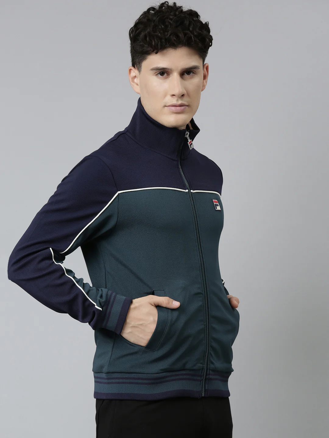 Fila Teal Wales Men's Jacket - Image 5