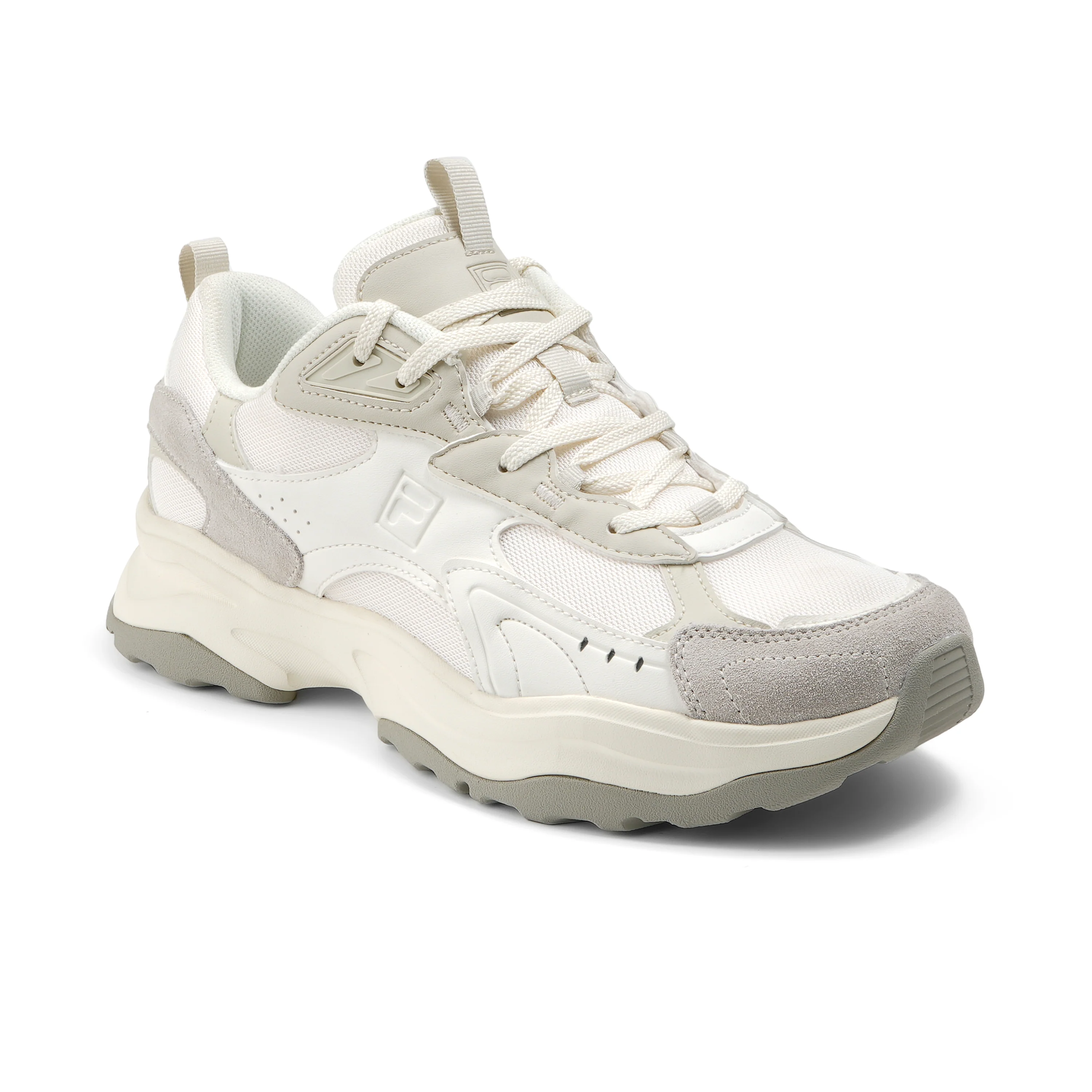 Fila Unisex Beige Wavy Block Shoe - Image 2