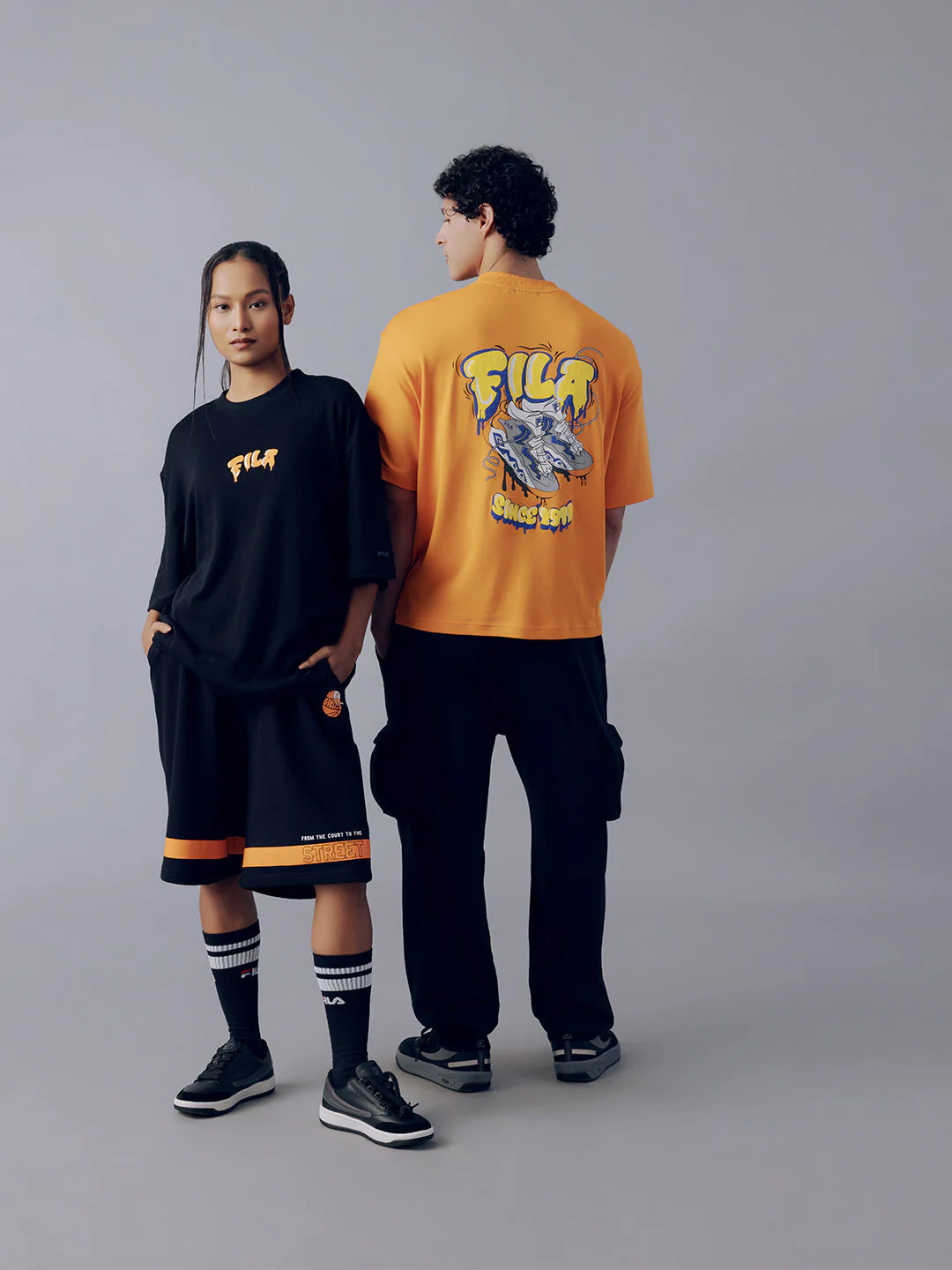 Fila Unisex Black Jones T-Shirt - Image 6