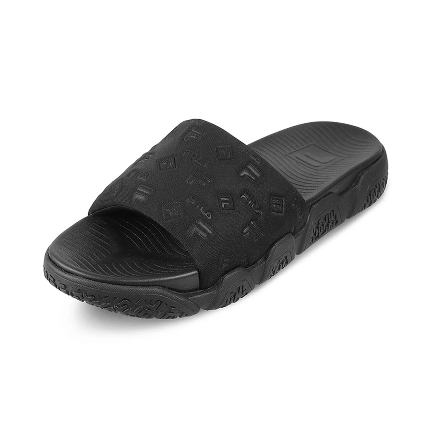 Fila Unisex Candor Black Sliders - Image 5