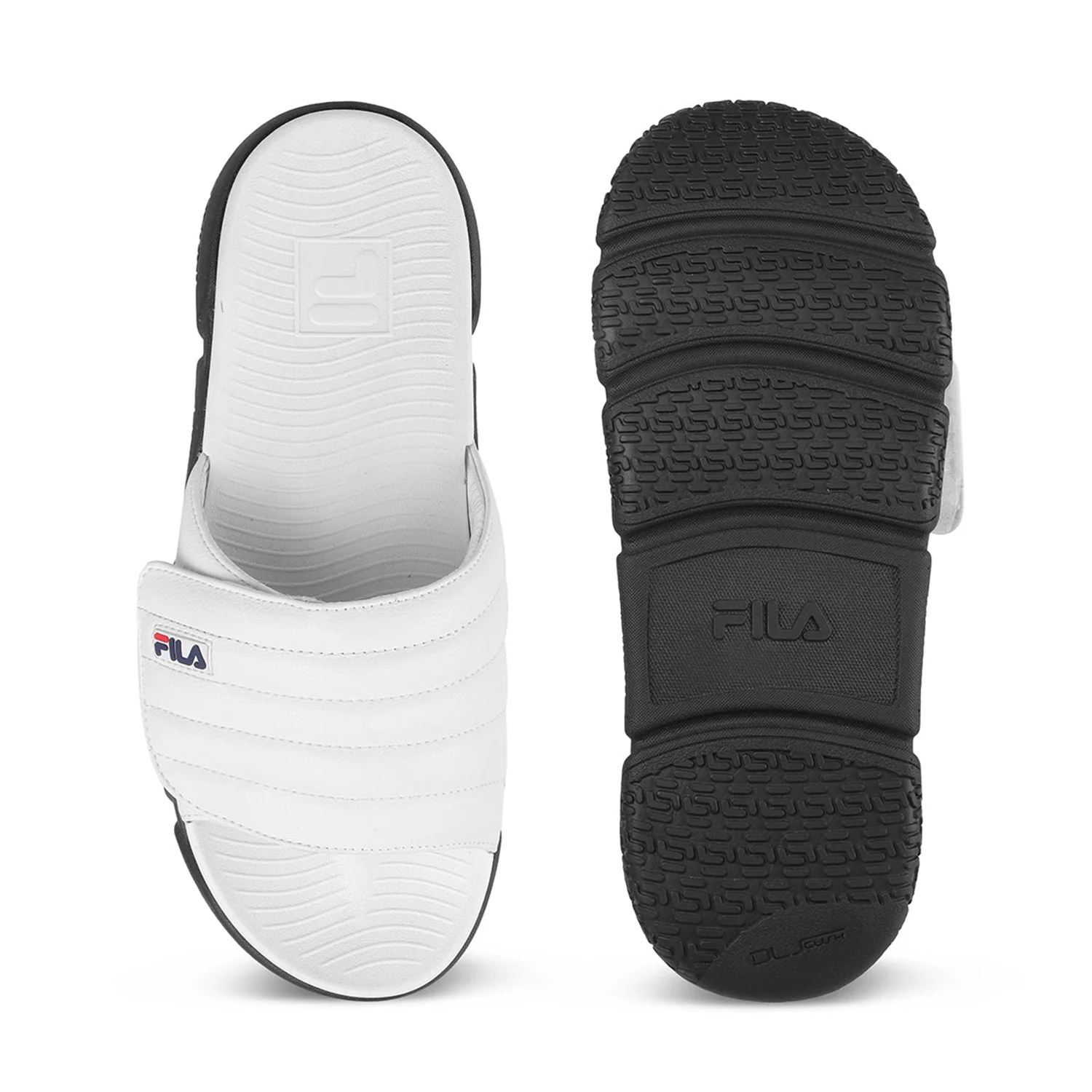 Fila Unisex Forida Off White Sliders - Image 9