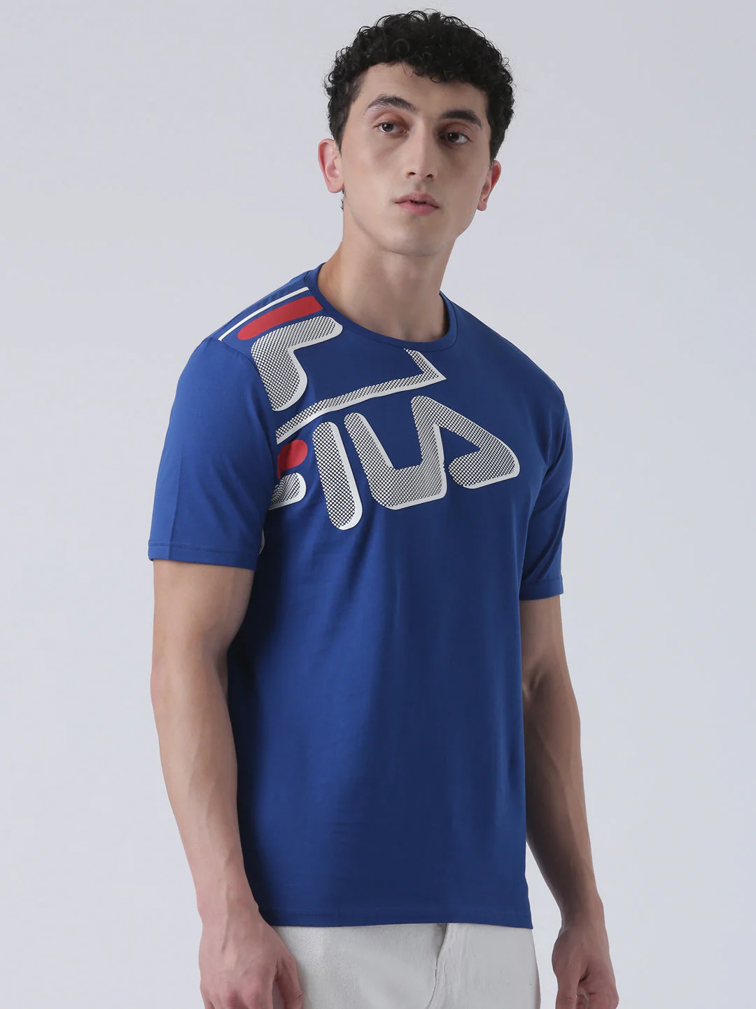 Fila Unisex Monaco Blue T-Shirt Relaxed Fit - Image 6