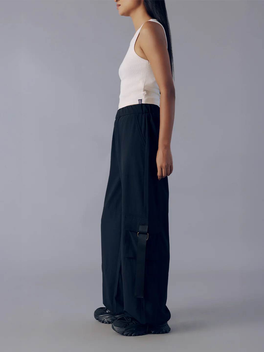 Fila Women Black Jane Cargo - Image 3