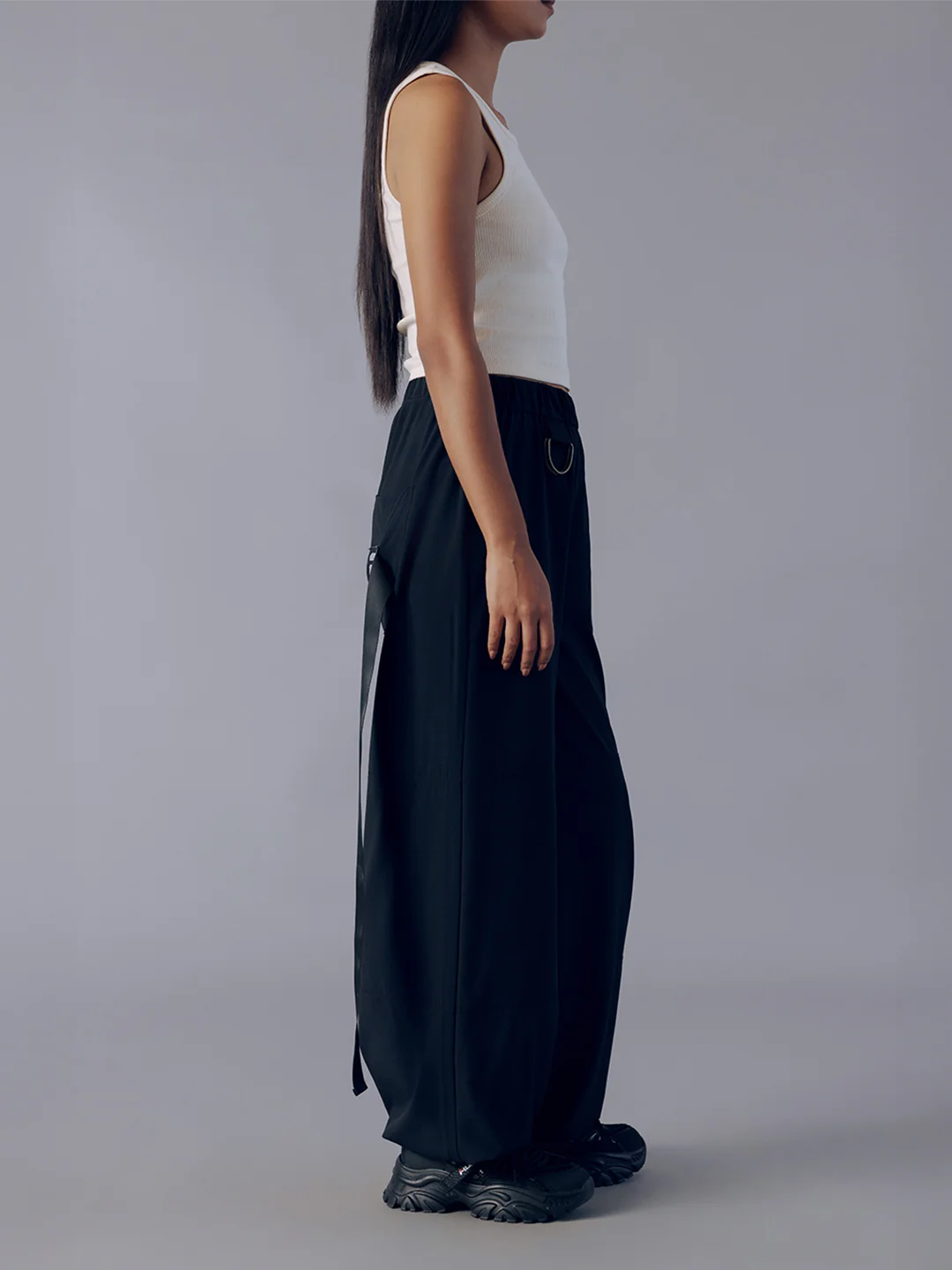Fila Women Black Jane Cargo - Image 4