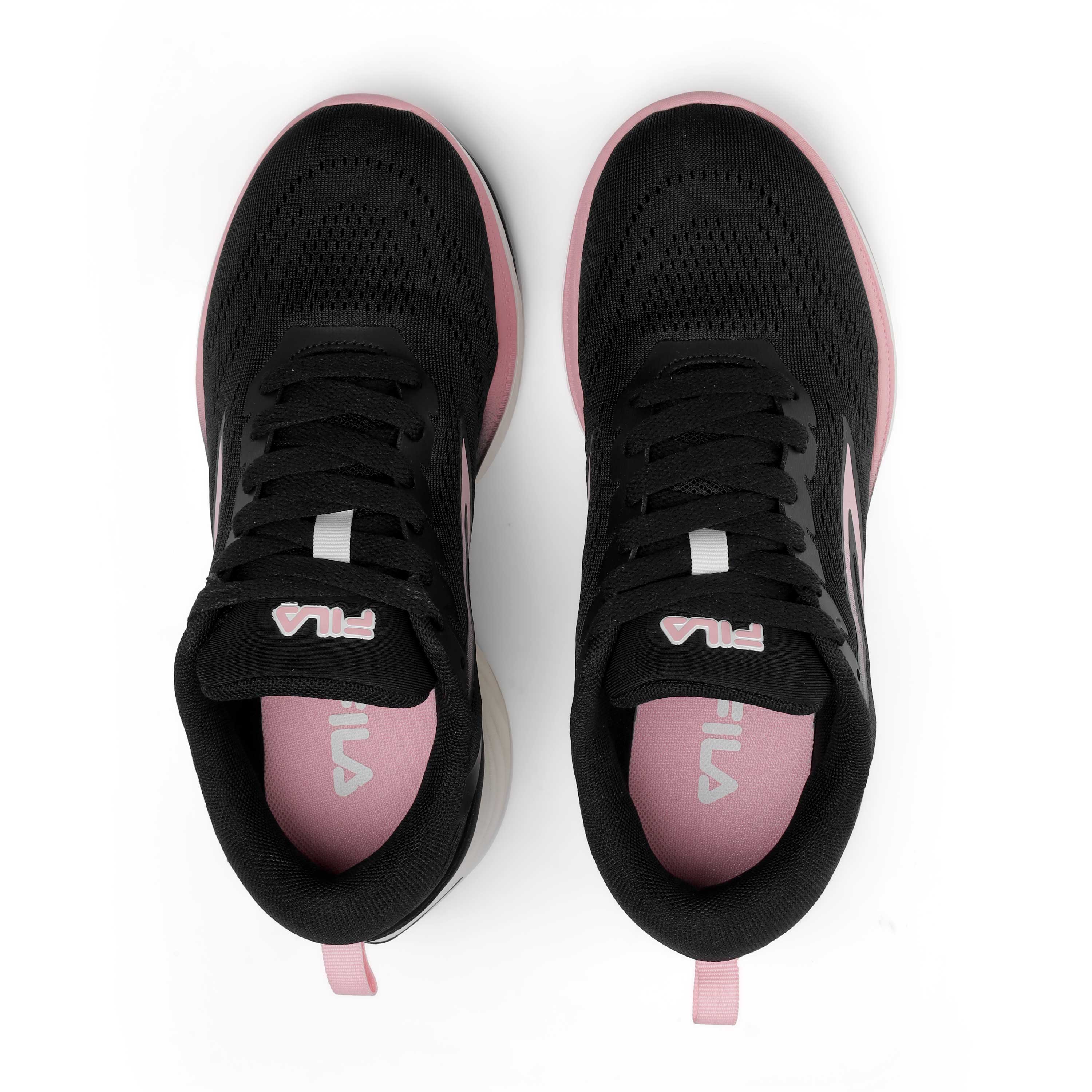 Fila Women Black-Pink Max Running Shoe - Image 6