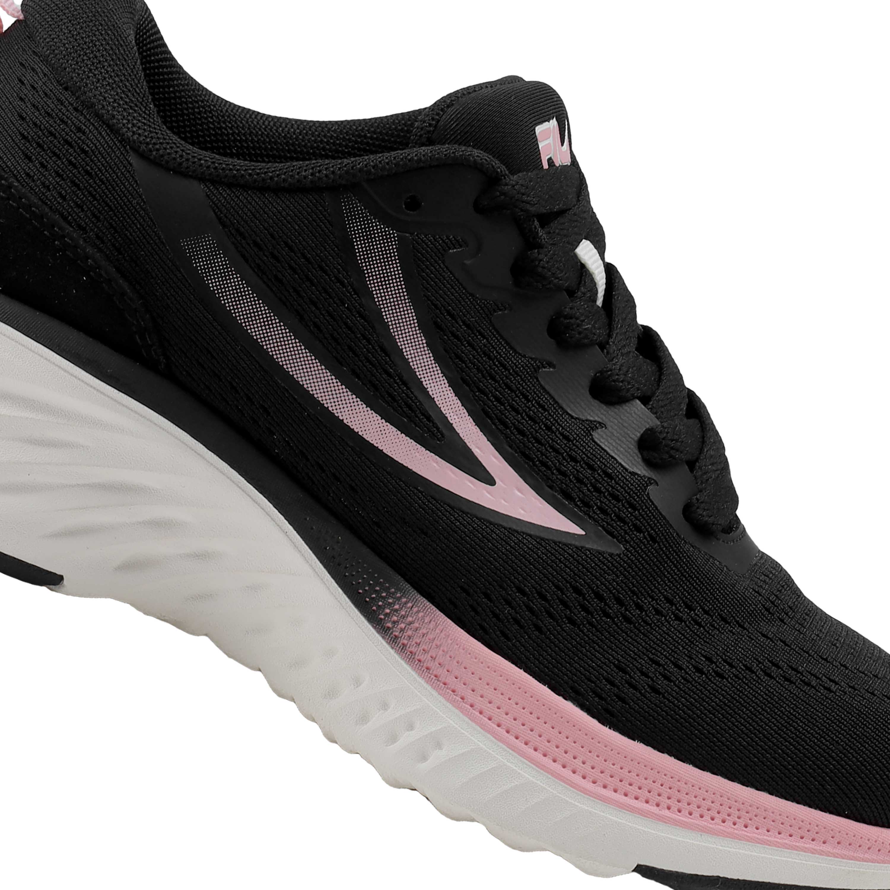 Fila Women Black-Pink Max Running Shoe - Image 8