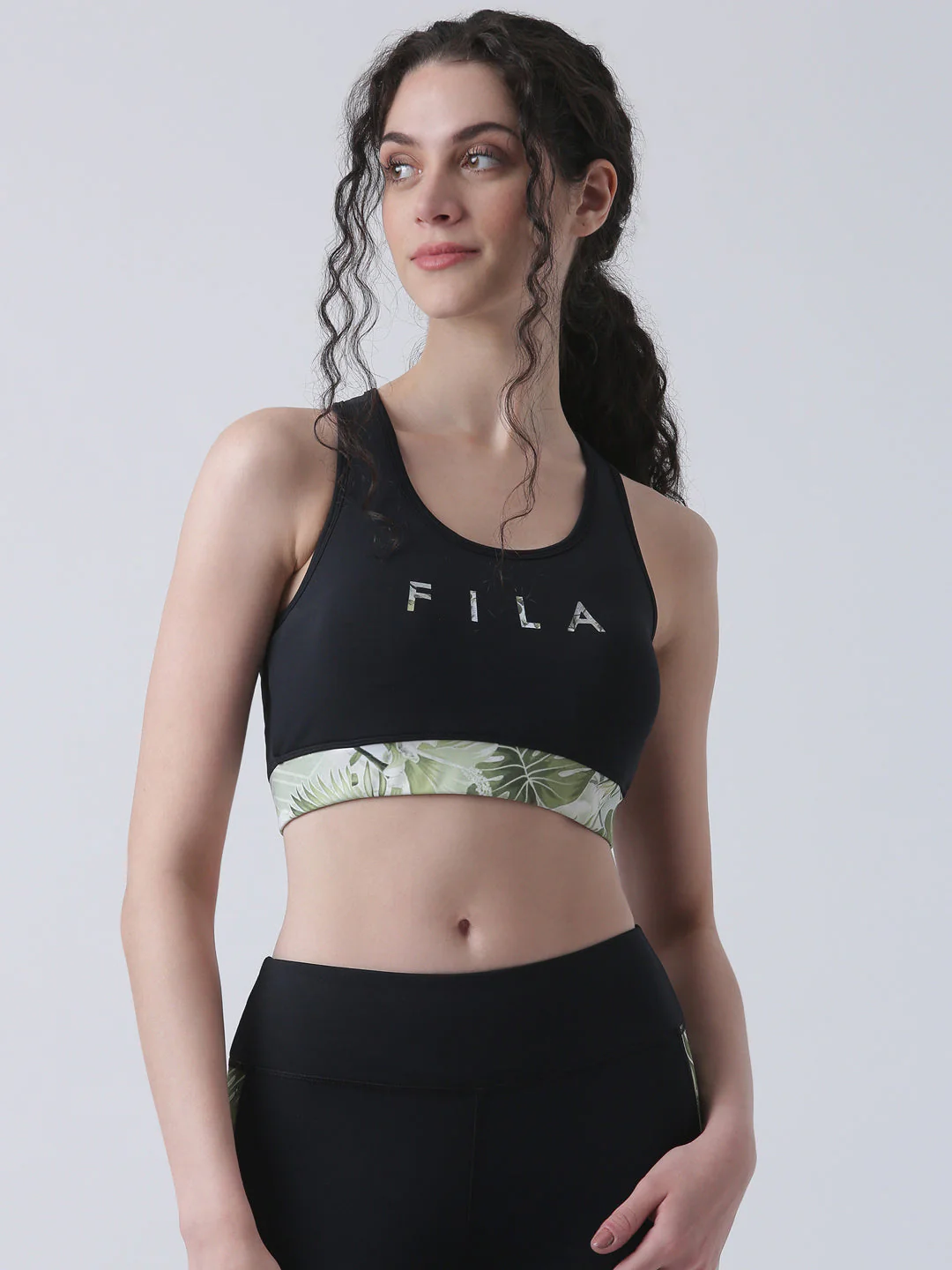 Fila Women Black Sports Bra Regular Fit - Image 5