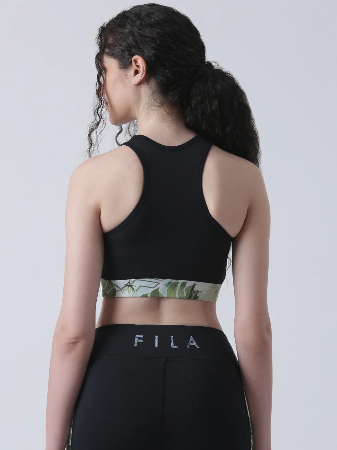 Fila Women Black Sports Bra Regular Fit - Image 6