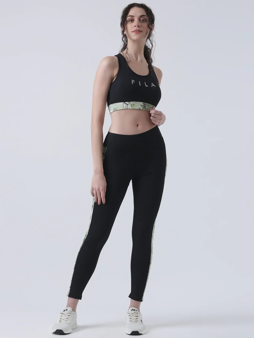 Fila Women Black Sports Bra Regular Fit - Image 7