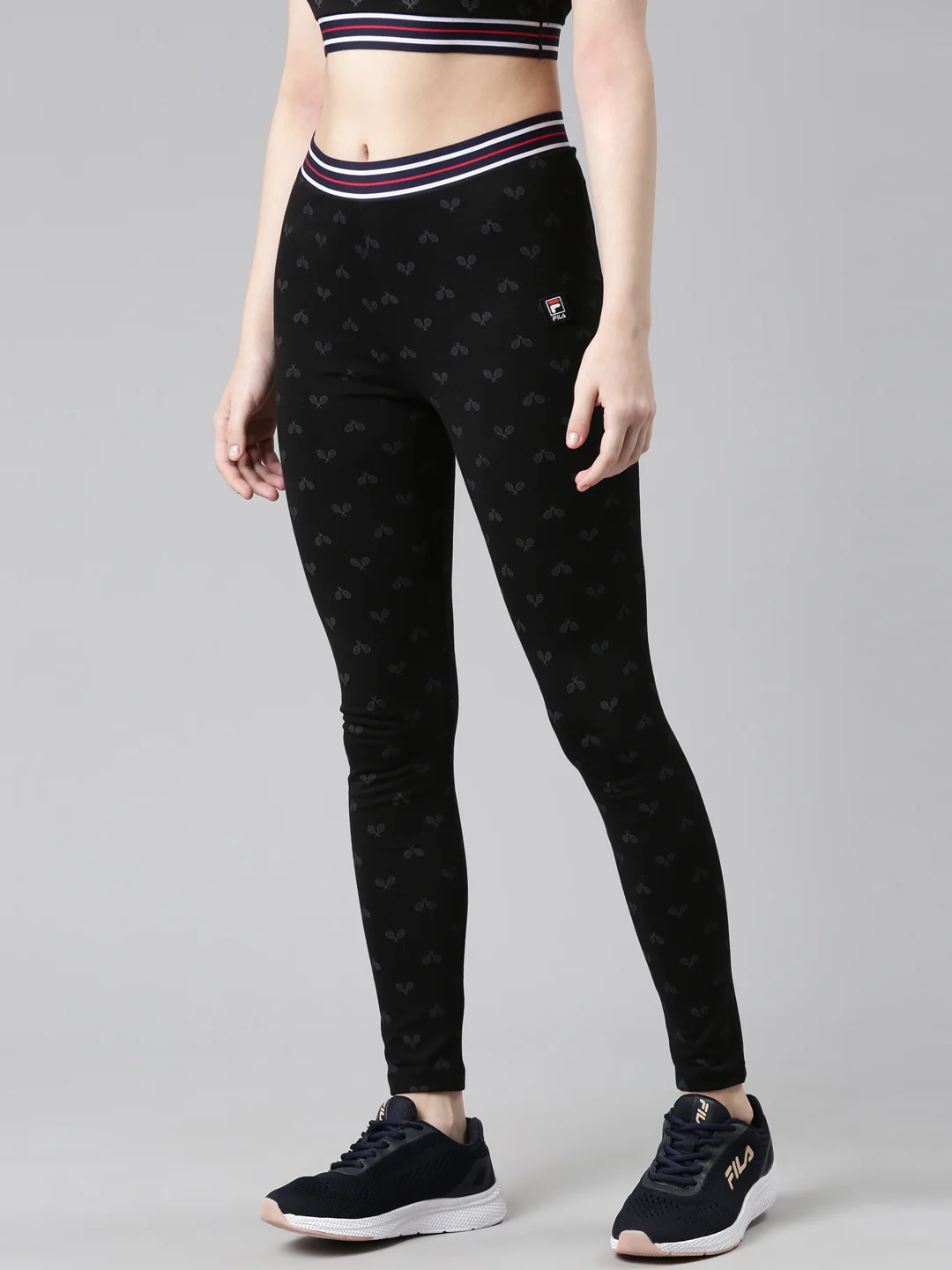 Fila Women Black Track Pant - Image 2