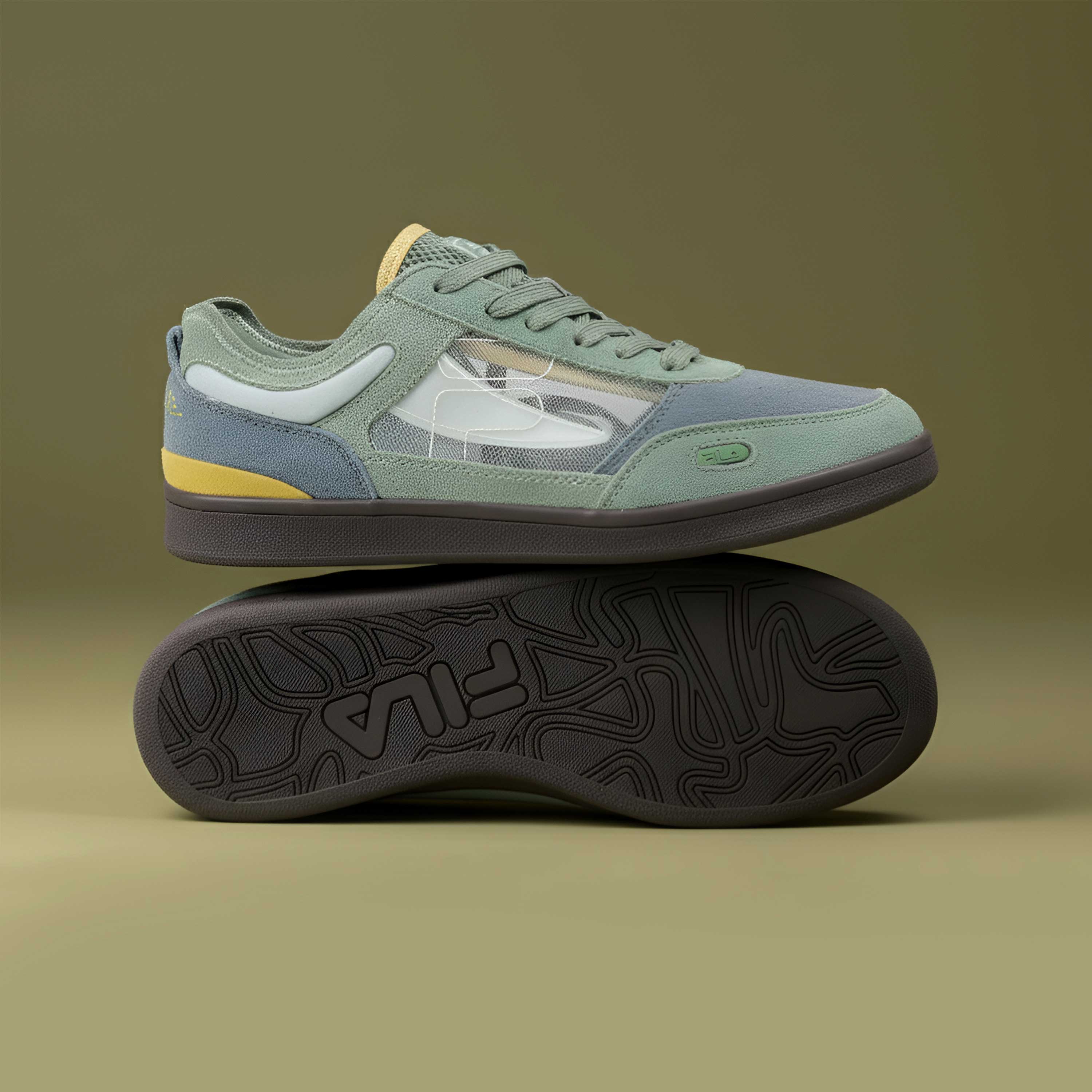 Fila Women Light Green Asher Kenza Shoe - Image 3