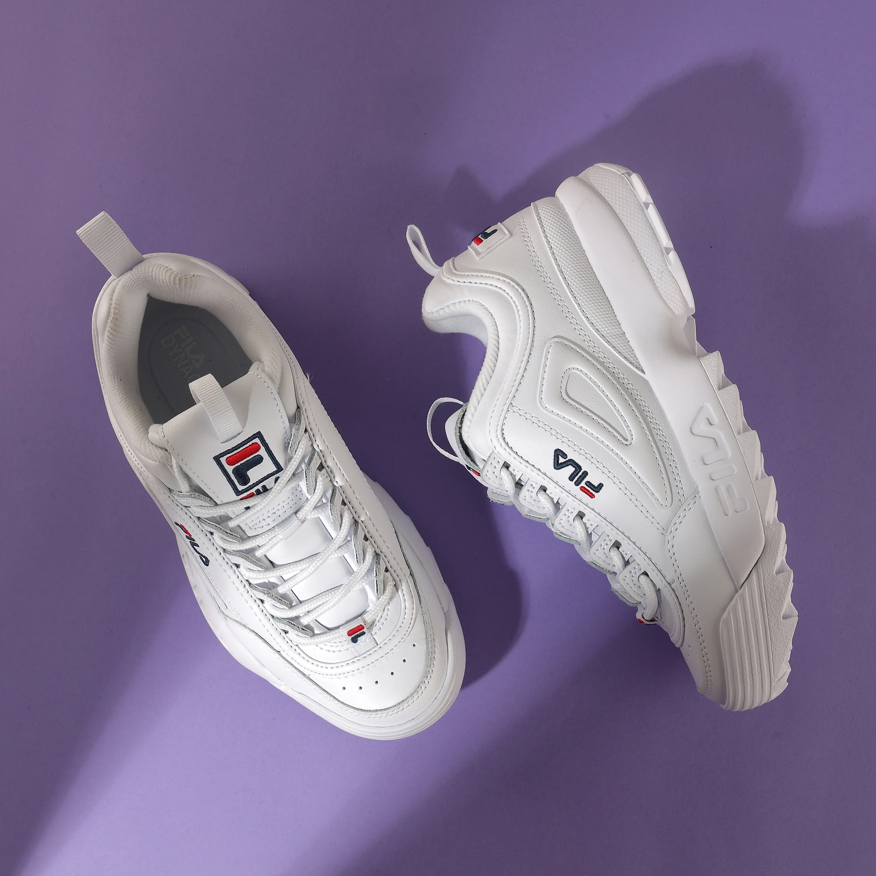 Fila Women Offwhite Disruptor 2 Premium Shoes - Image 3
