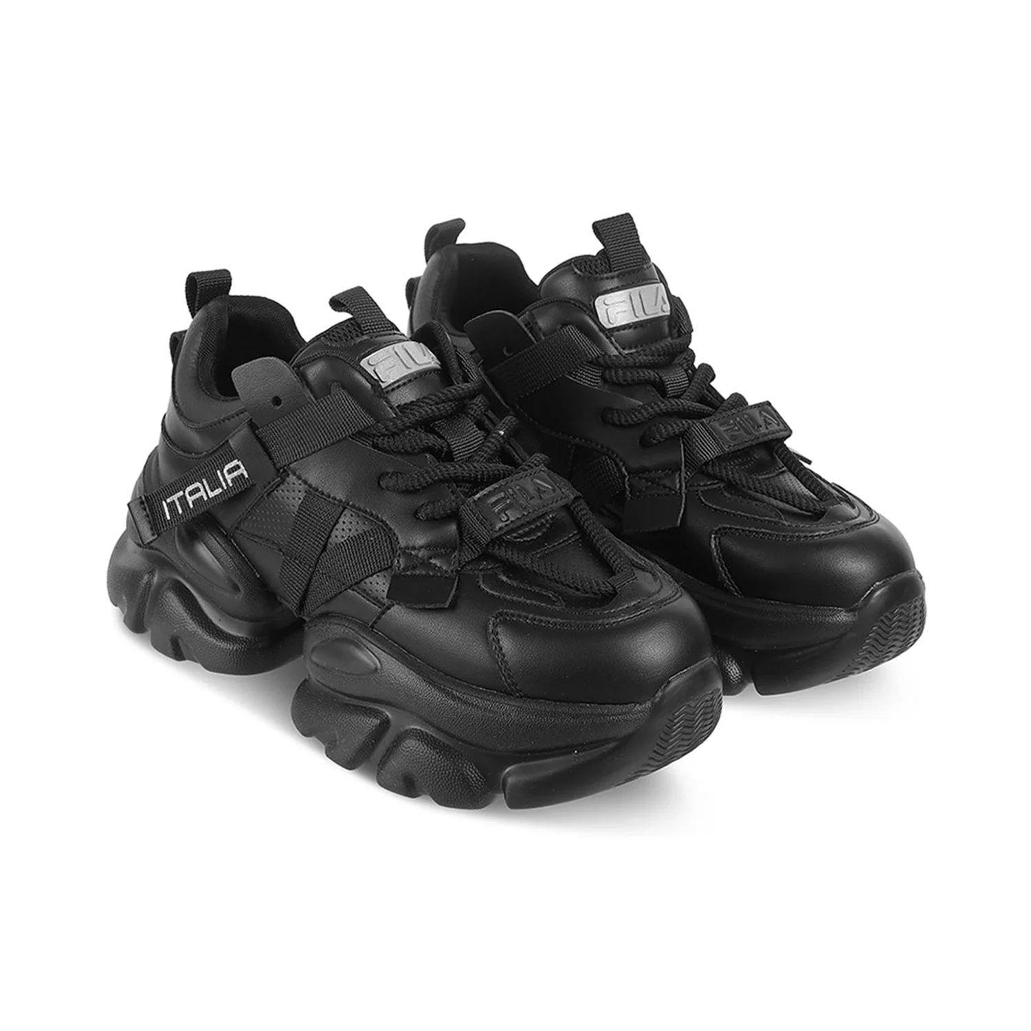 Fila Womens Envi Halli Black Sneakers - Image 6