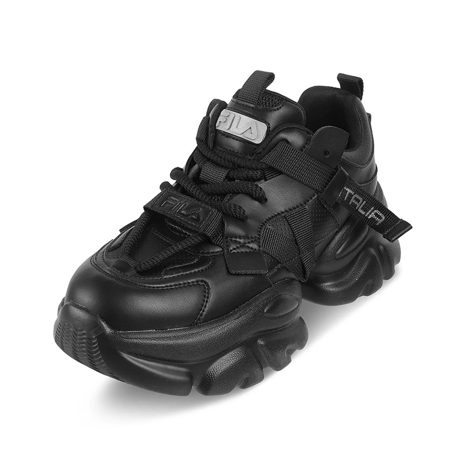 Fila Womens Envi Halli Black Sneakers - Image 7