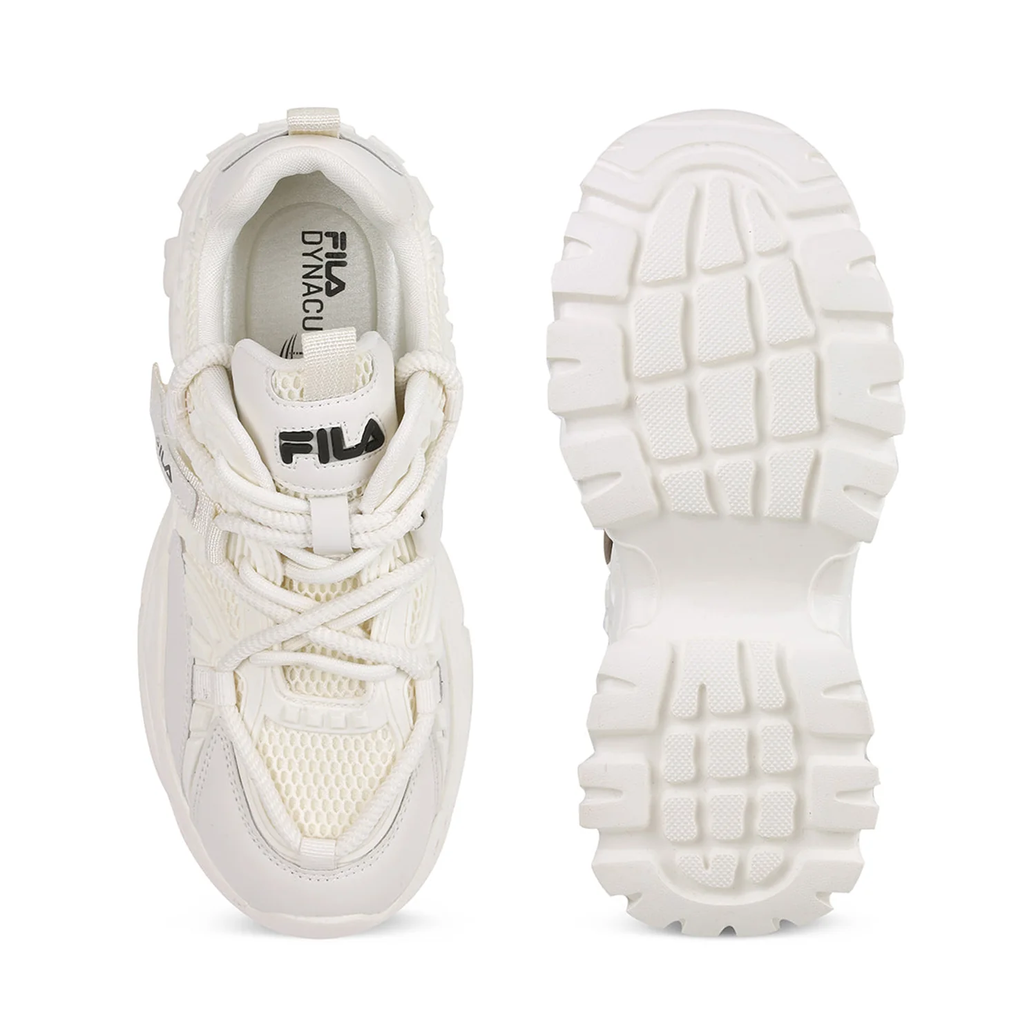 Fila Womens Envi Victori Beige Sneakers - Image 10