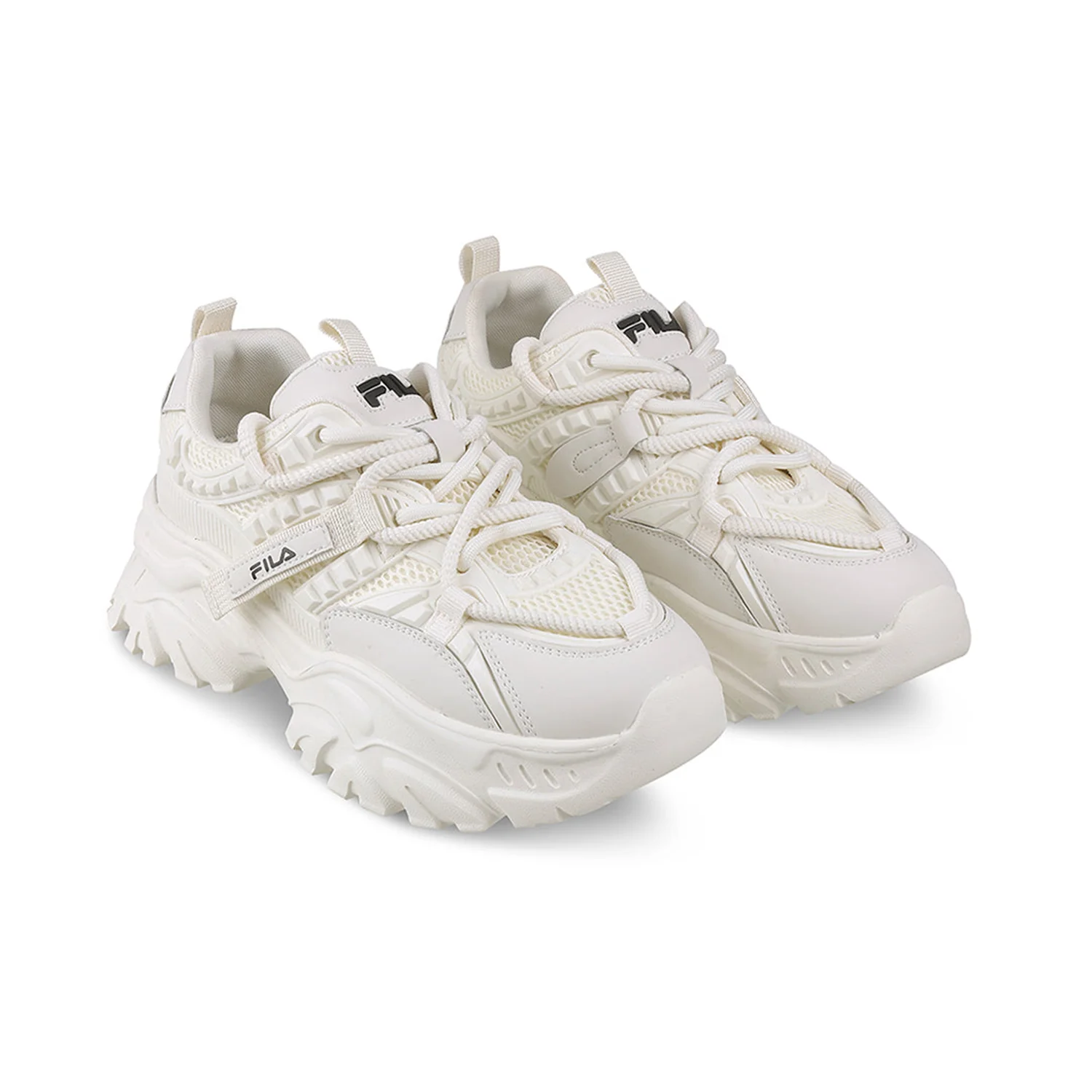 Fila Womens Envi Victori Beige Sneakers - Image 6