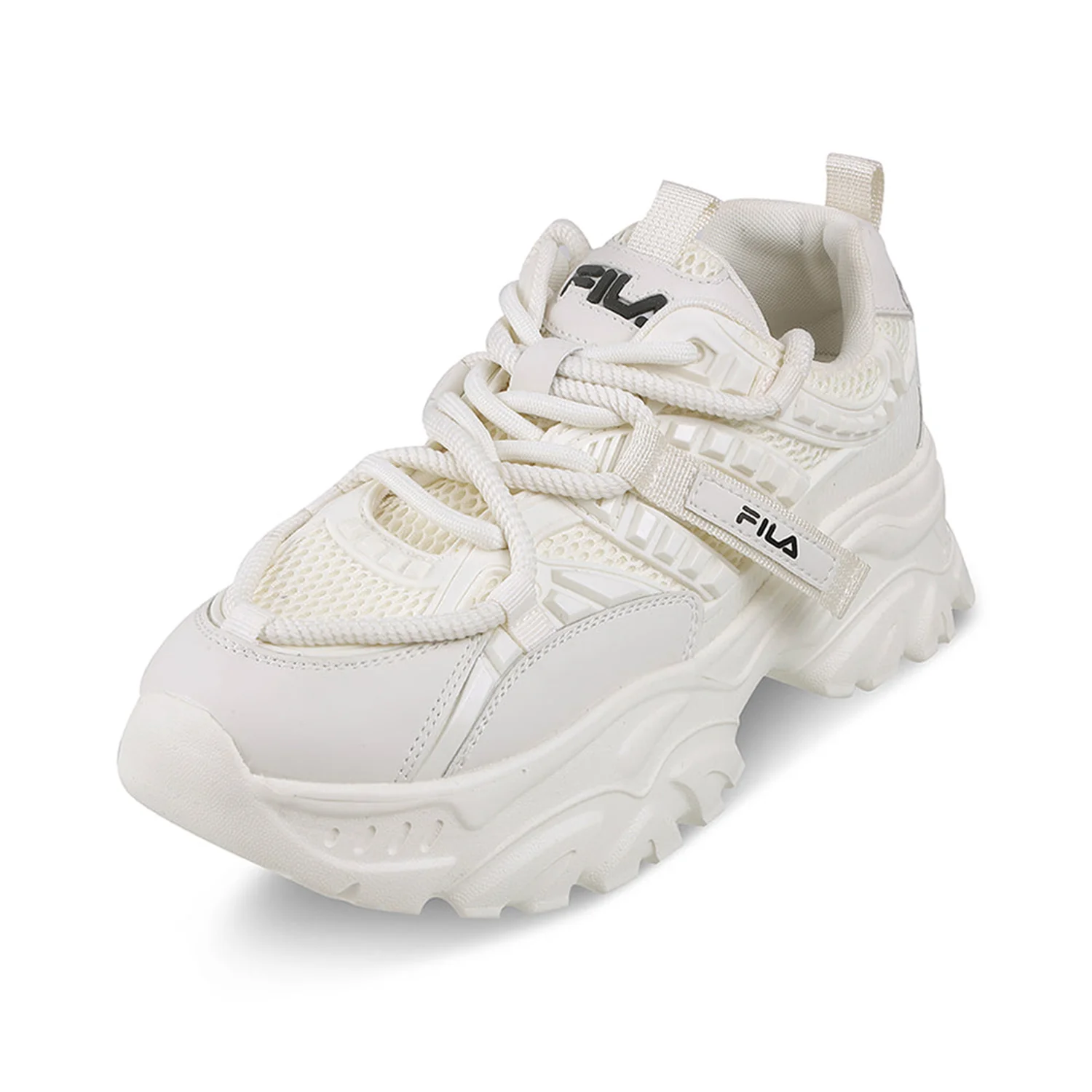 Fila Womens Envi Victori Beige Sneakers - Image 7