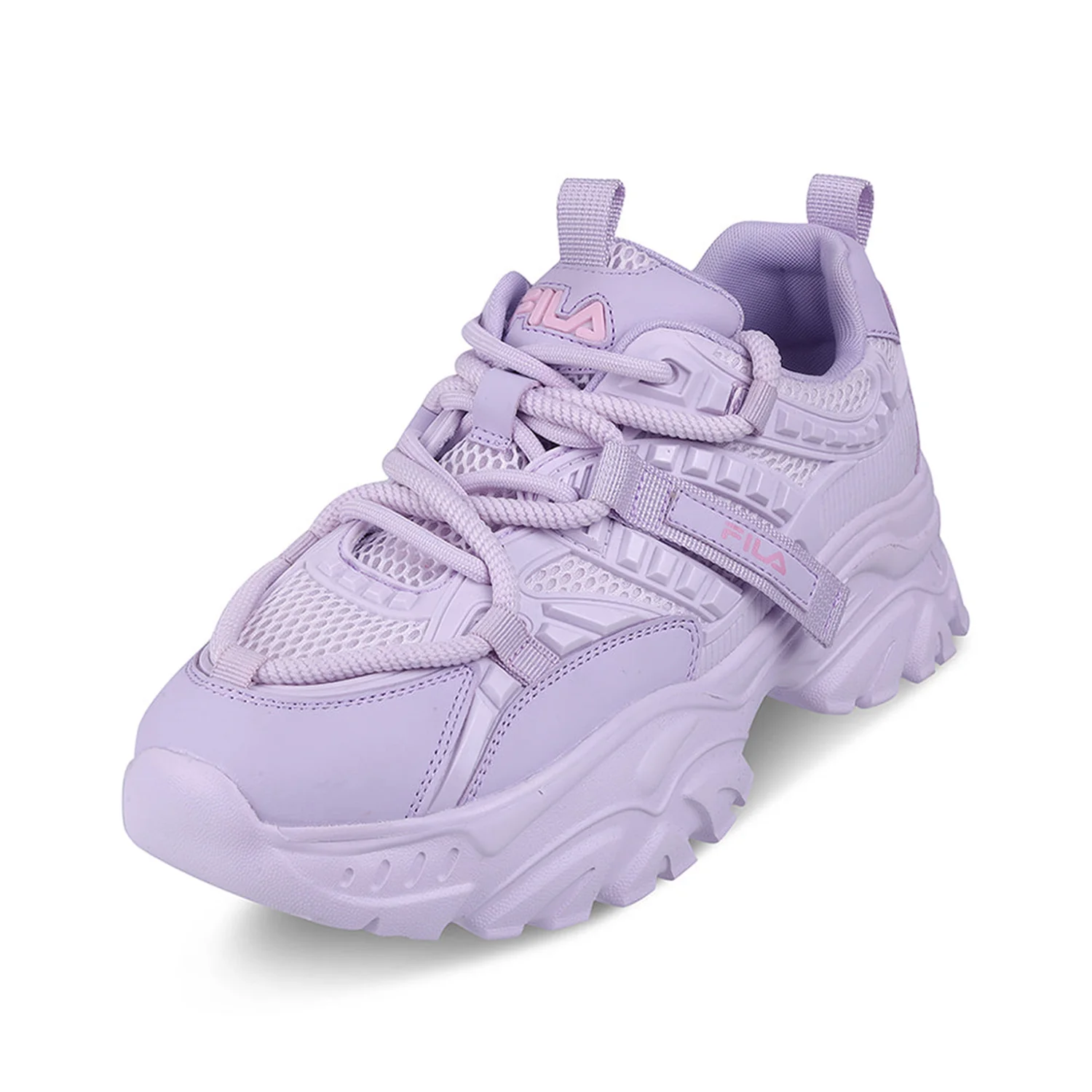 Fila Womens Envi Victori Lavender Sneakers - Image 6