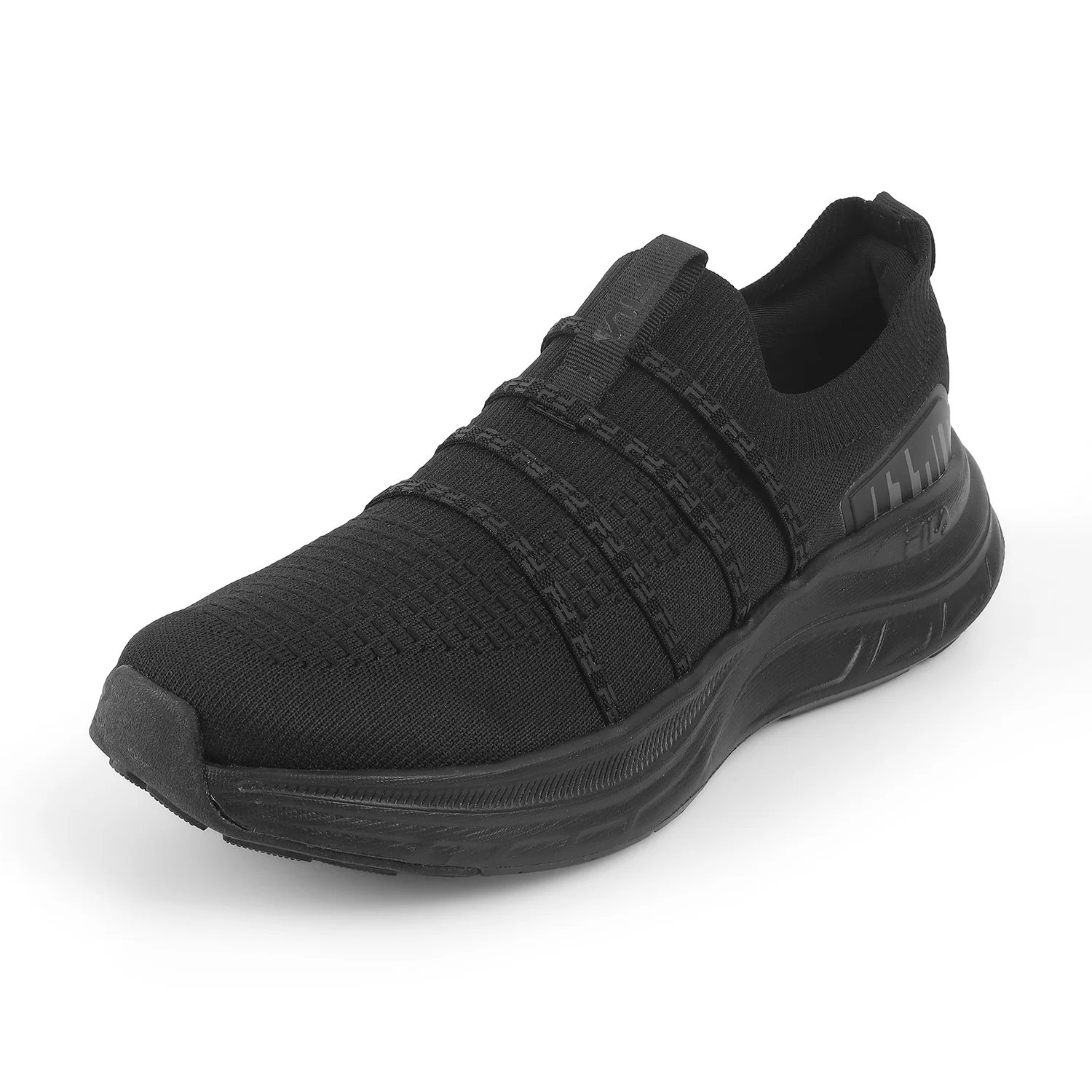 Fila Men Black Ease Quad Shoes - Image 5