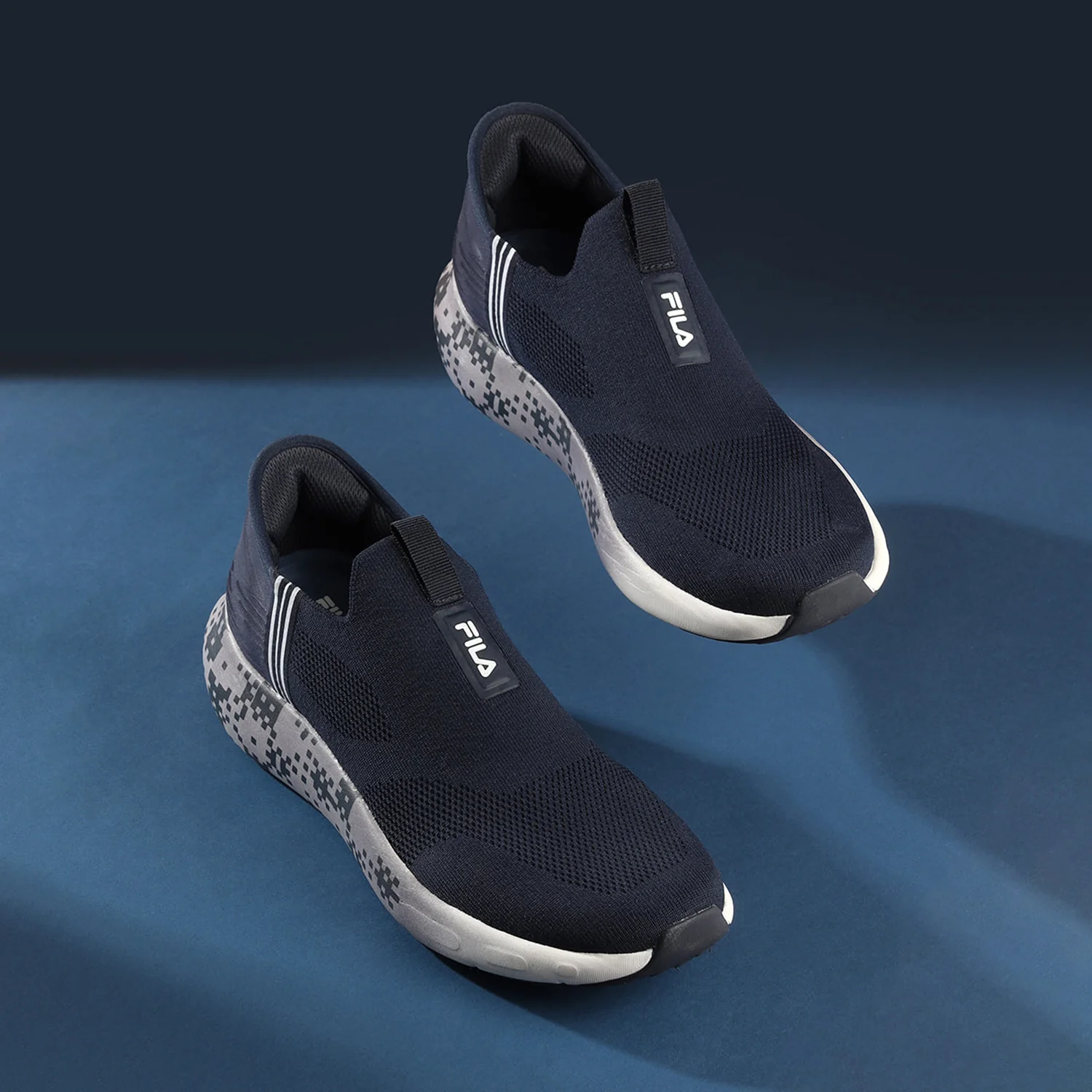 Fila Men Navy Addor Shoes - Image 3