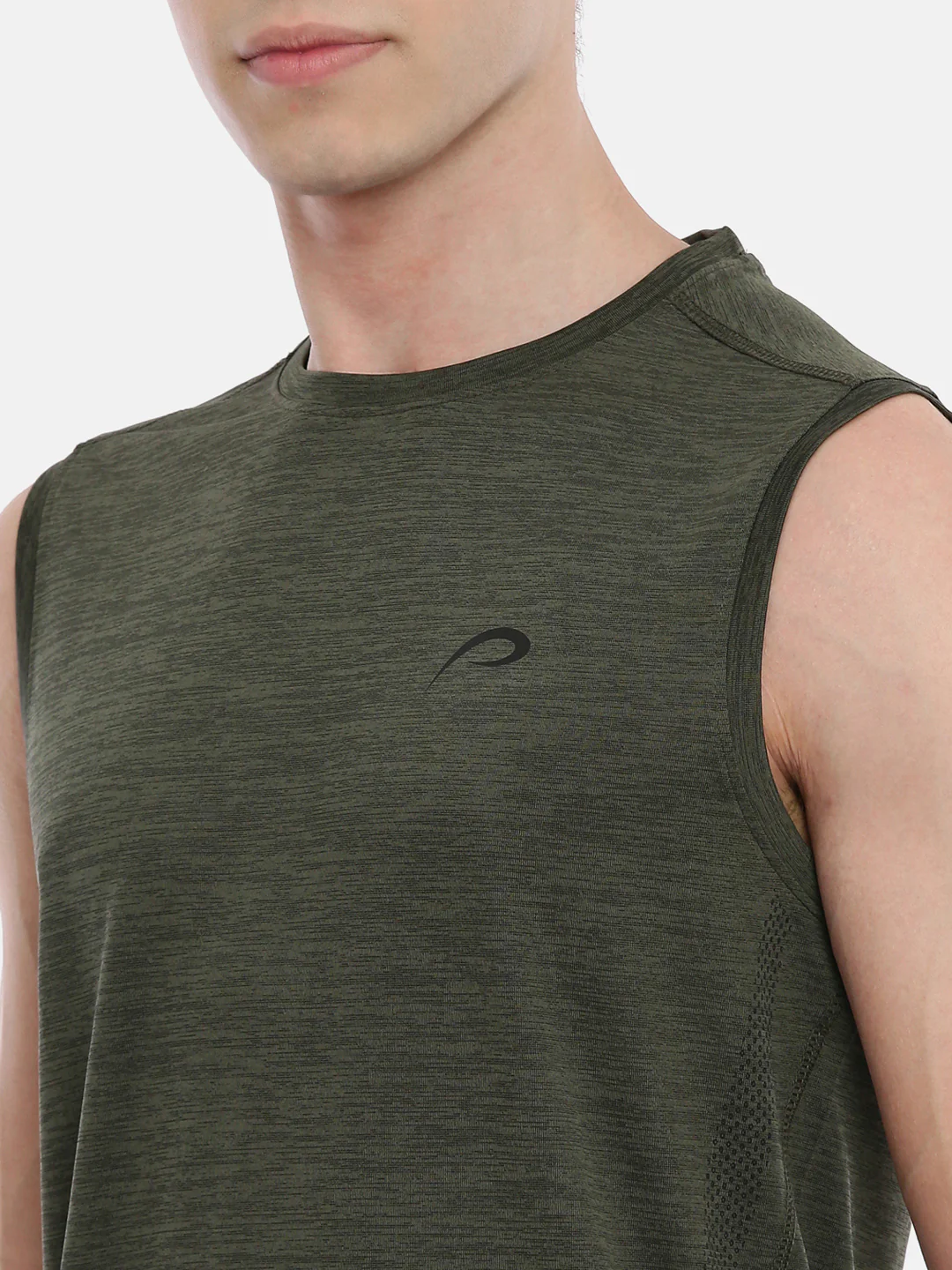 Men's Solid Comfort Tank Top - Image 2